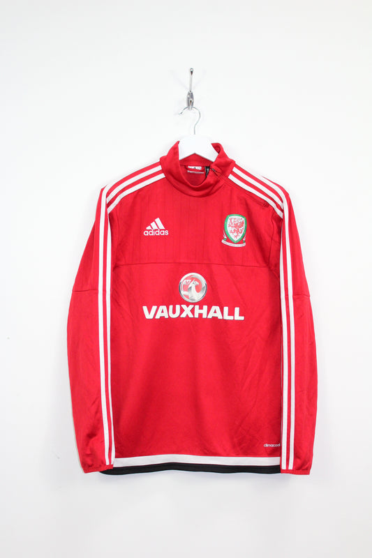 WALES 2015-16 ADIDAS 1/4 ZIP DRILL TOP SMALL