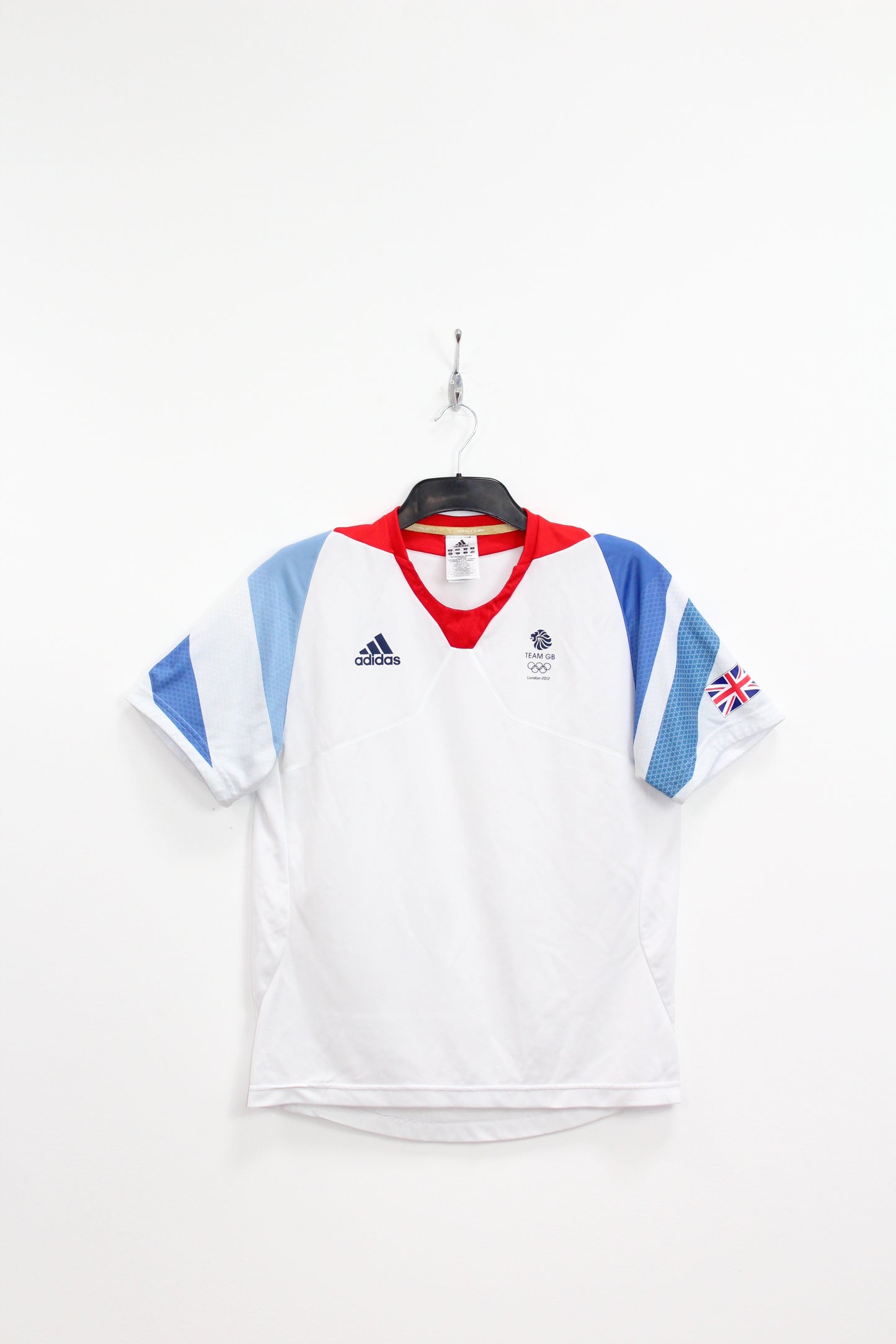 ADIDAS TEAM GB OLYMPIC GAMES 2012 PLAYER ISSUE TRAINING FOOTBALL SHIRT MEDIUM