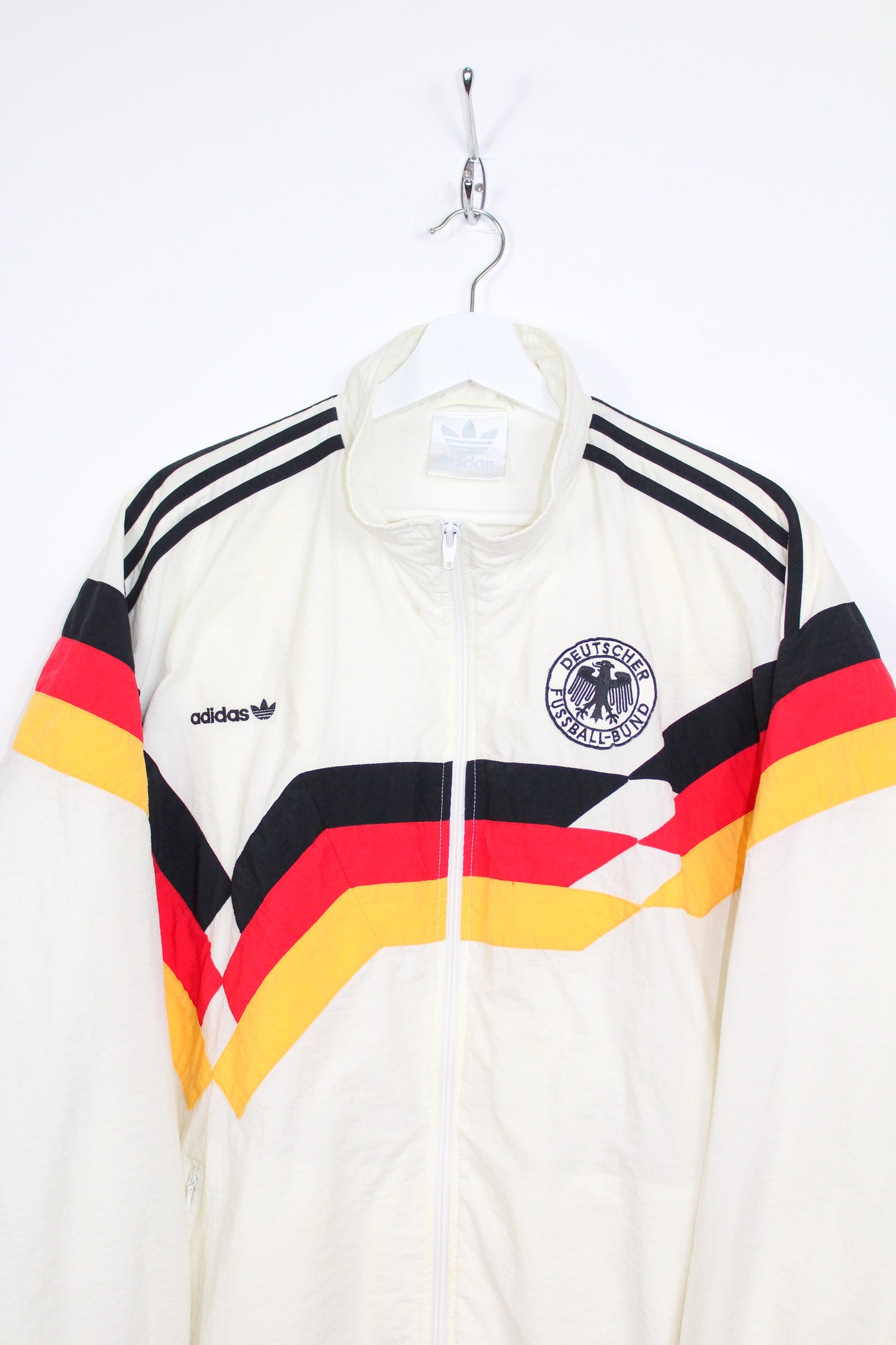 WEST GERMANY 1988-90 ADIDAS VINTAGE TRACKSUIT TOP JACKET XL