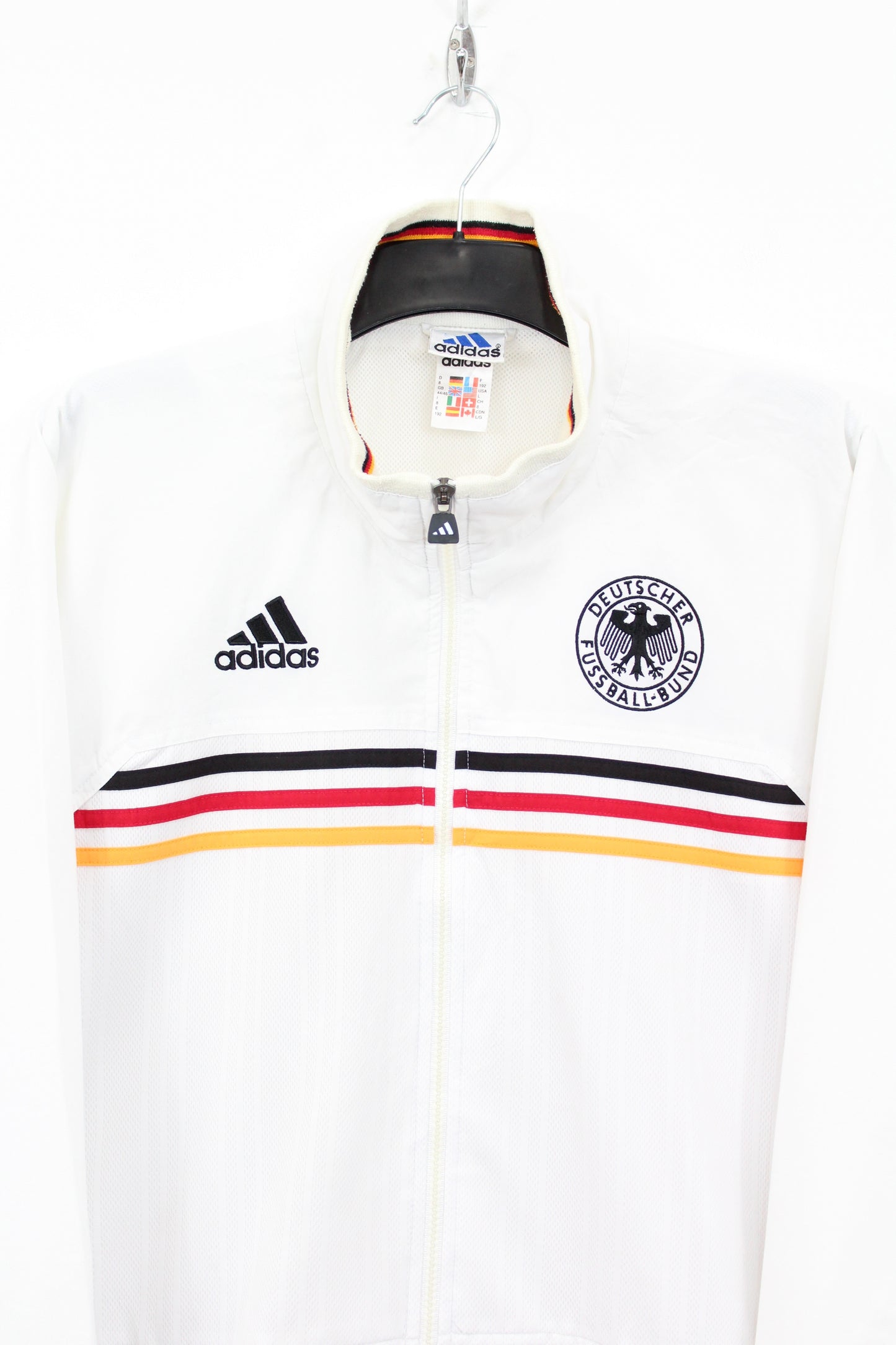 GERMANY 1998 ADIDAS VINTAGE FOOTBALL TRACKSUIT TOP JACKET XL