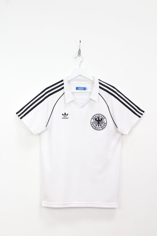 ADIDAS ORIGINALS GERMANY WORLD CUP 1982 BECKENBAUER HOME FOOTBALL SHIRT MEDIUM