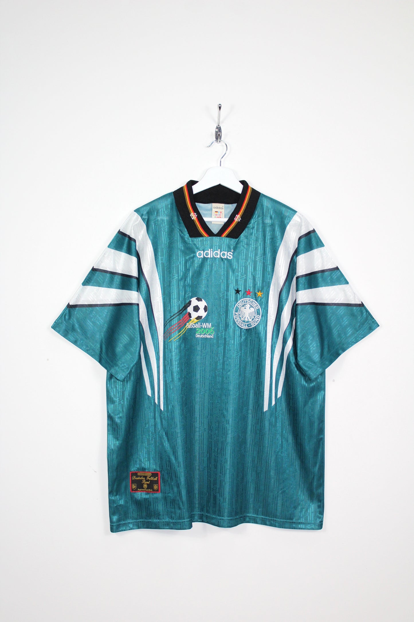 GERMANY 1996-98 ADIDAS VINTAGE WM 2006 AWAY FOOTBALL SHIRT XXL