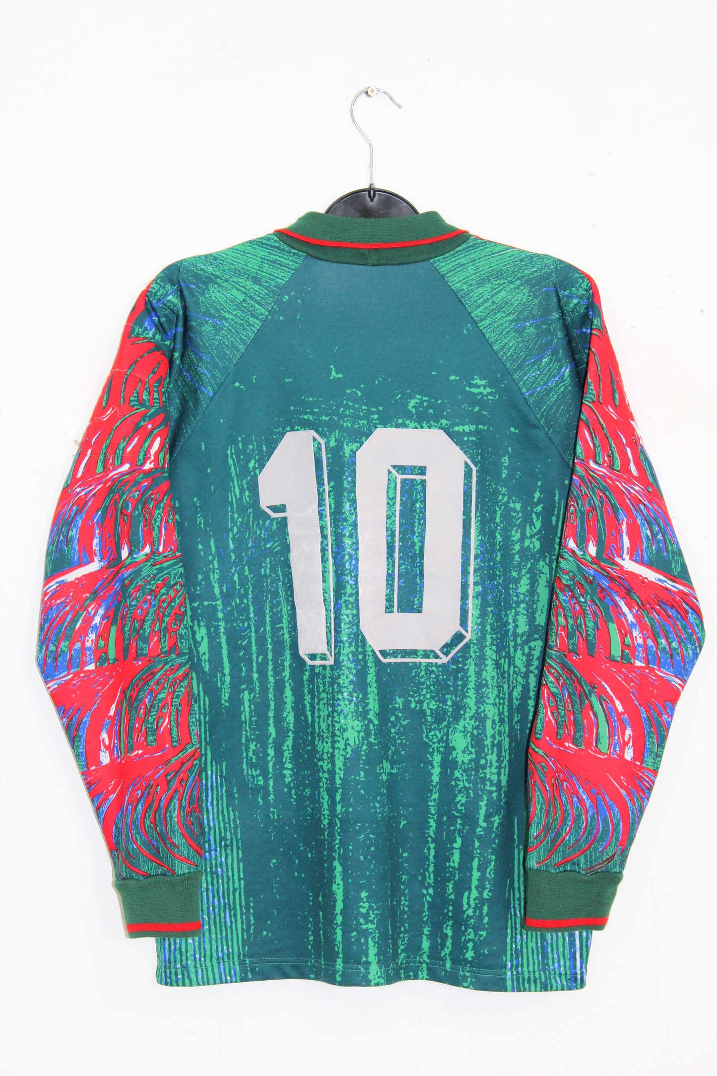 ADIDAS 80'S VINTAGE TEMPLATE GOALKEEPER LONG SLEEVE FOOTBALL SHIRT LARGE