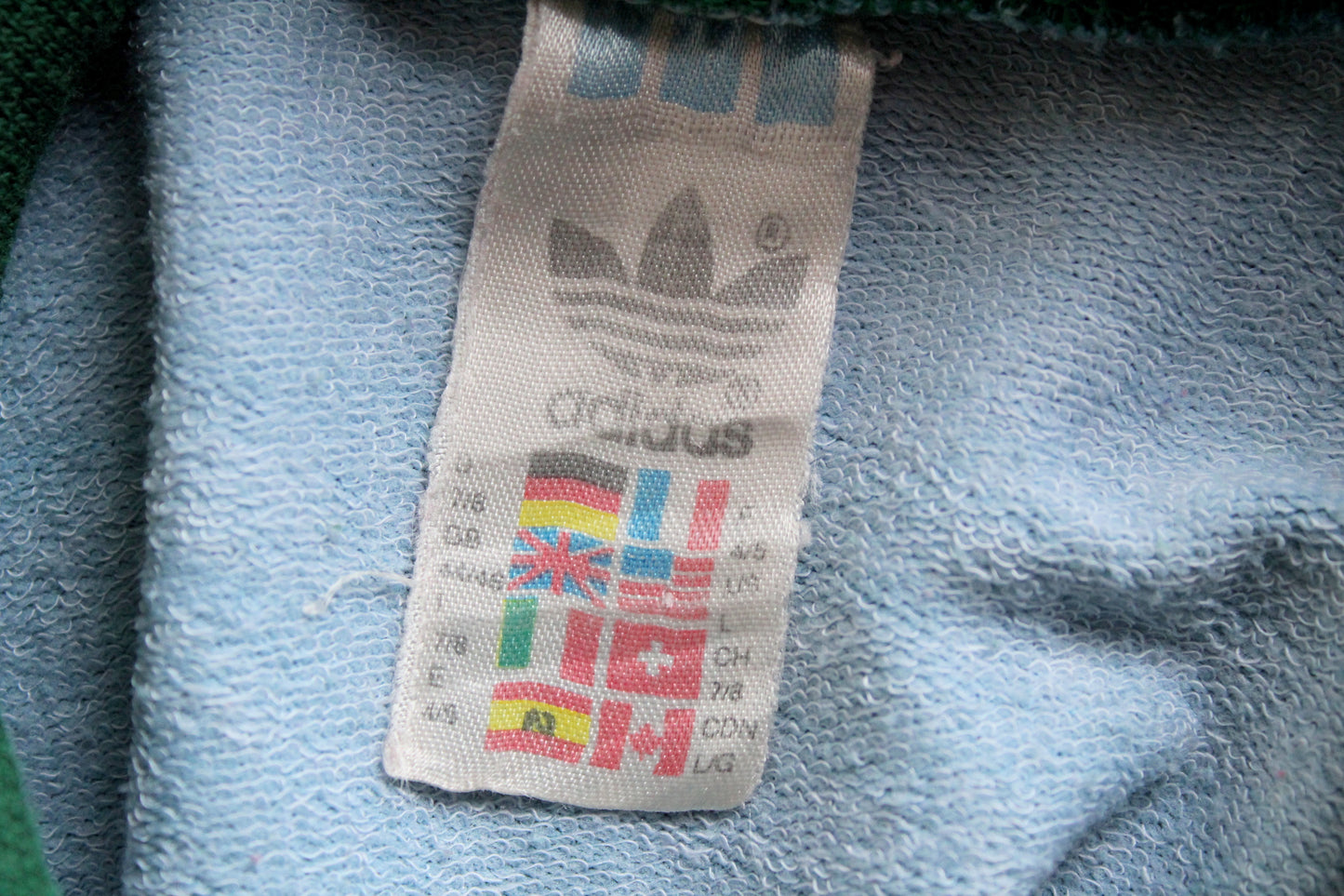 ADIDAS 80'S VINTAGE TEMPLATE GOALKEEPER LONG SLEEVE FOOTBALL SHIRT LARGE