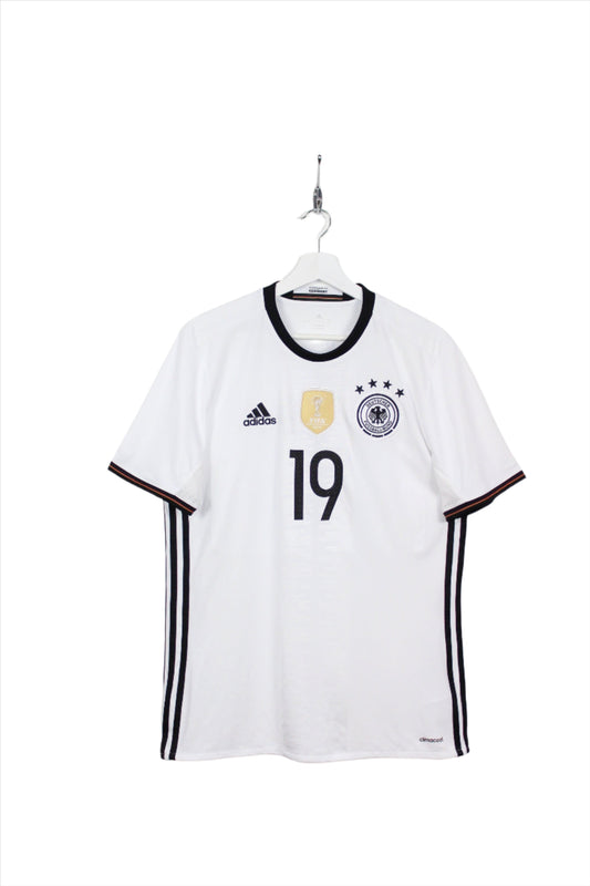 GERMANY 2015-16 ADIDAS HOME FOOTBALL SHIRT GOTZE #19 MEDIUM