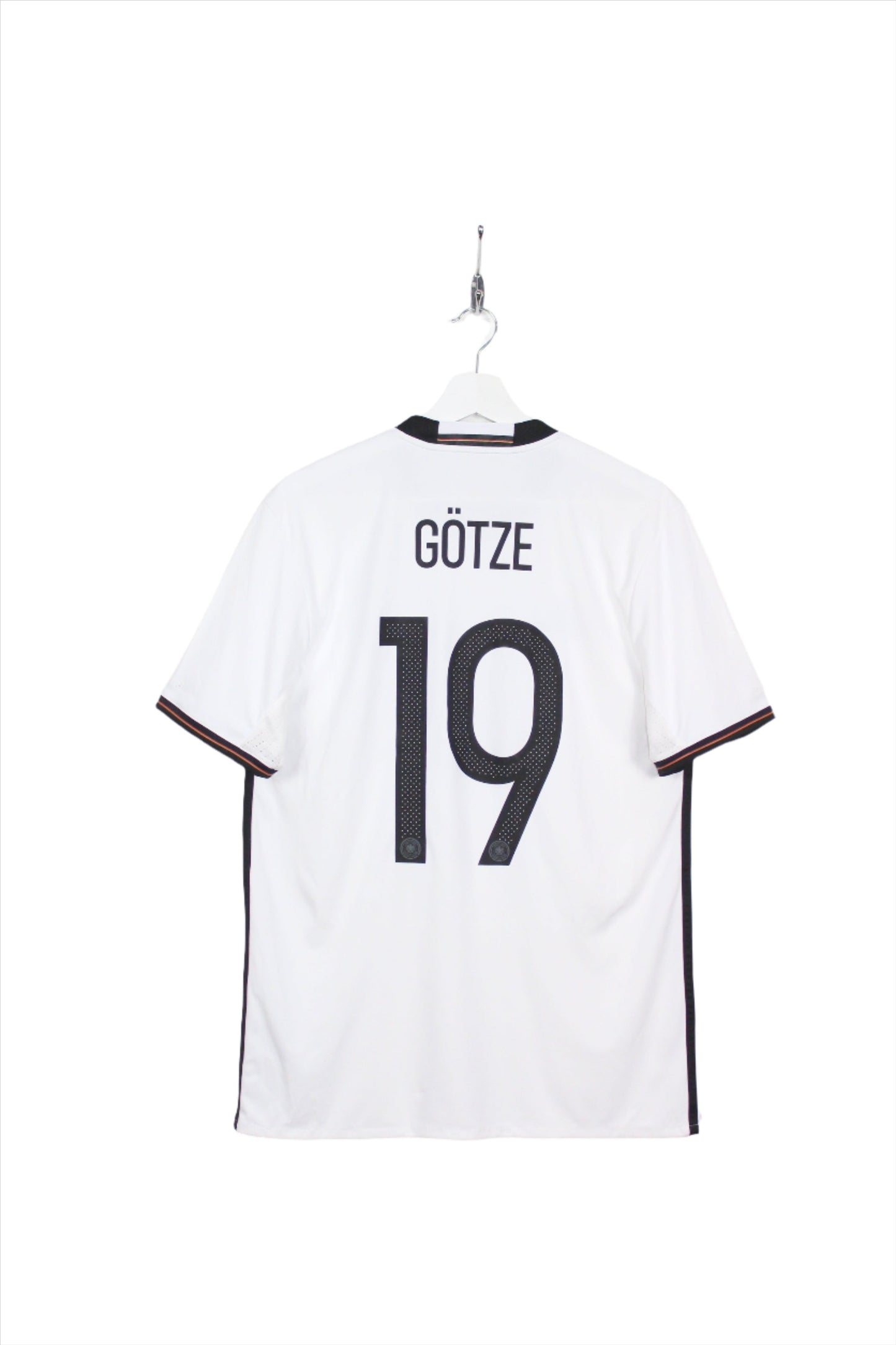 GERMANY 2015-16 ADIDAS HOME FOOTBALL SHIRT GOTZE #19 MEDIUM