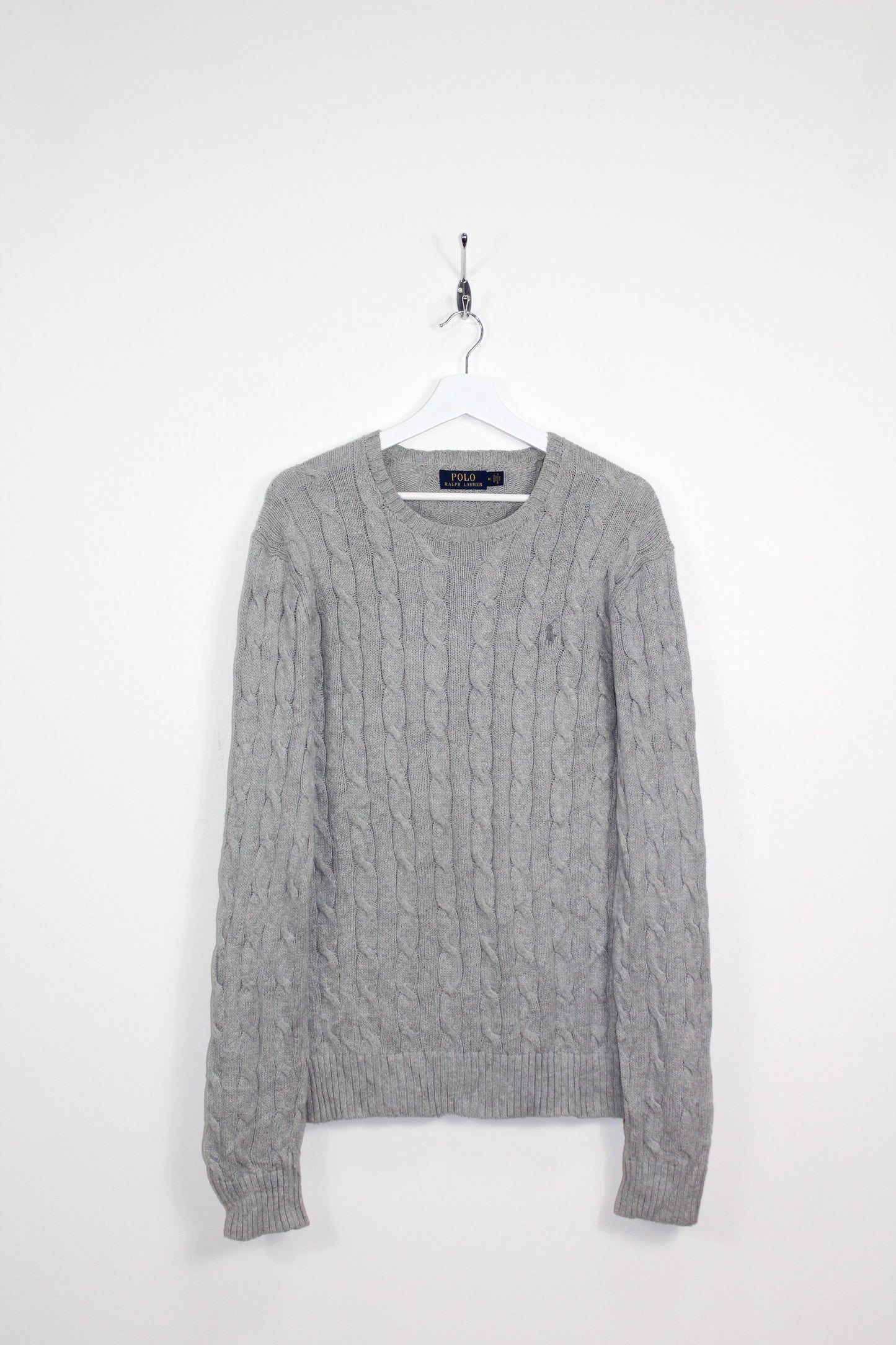 POLO RALPH LAUREN CABLE KNIT JUMPER MEDIUM