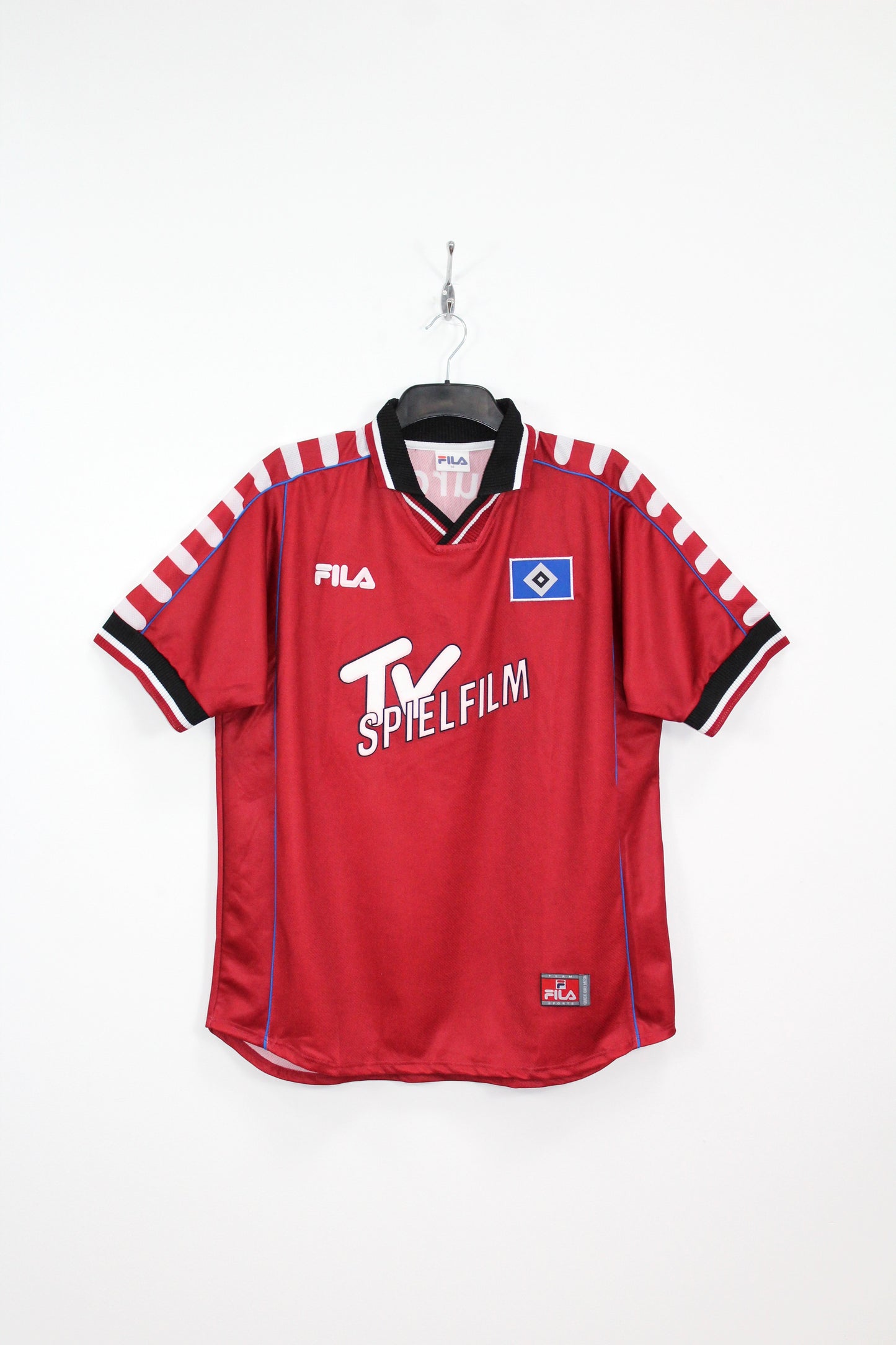 HAMBURG SV 2000-2001 FILA AWAY FOOTBALL SHIRT MEDIUM