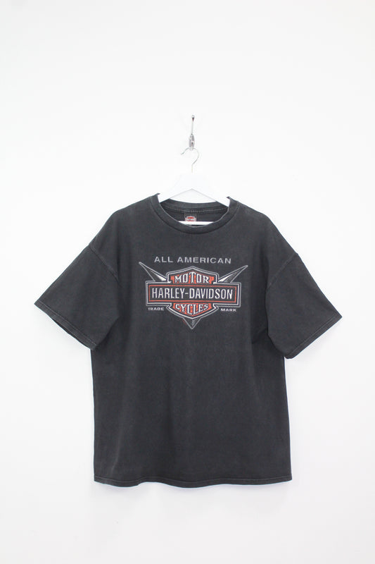 VINTAGE HARLEY DAVIDSON ALL AMERICAN HD 2000 T-SHIRT XXL