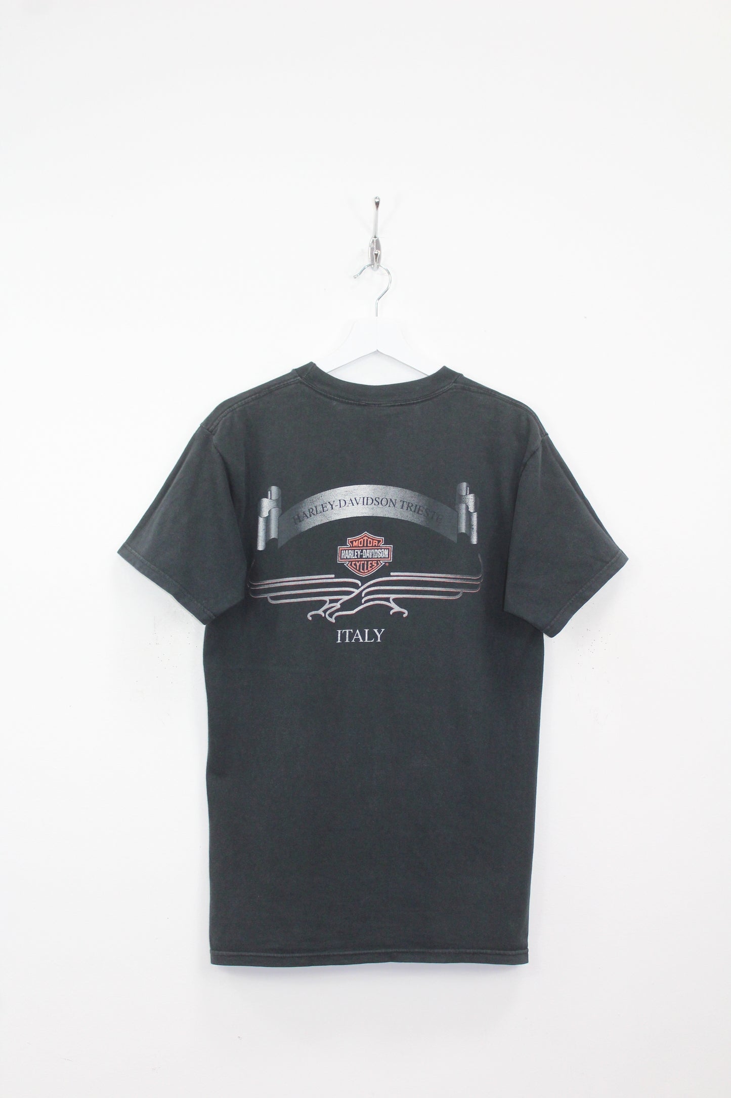 VINTAGE HARLEY DAVIDSON 2003 HD TRIESTE ITALY T-SHIRT MEDIUM