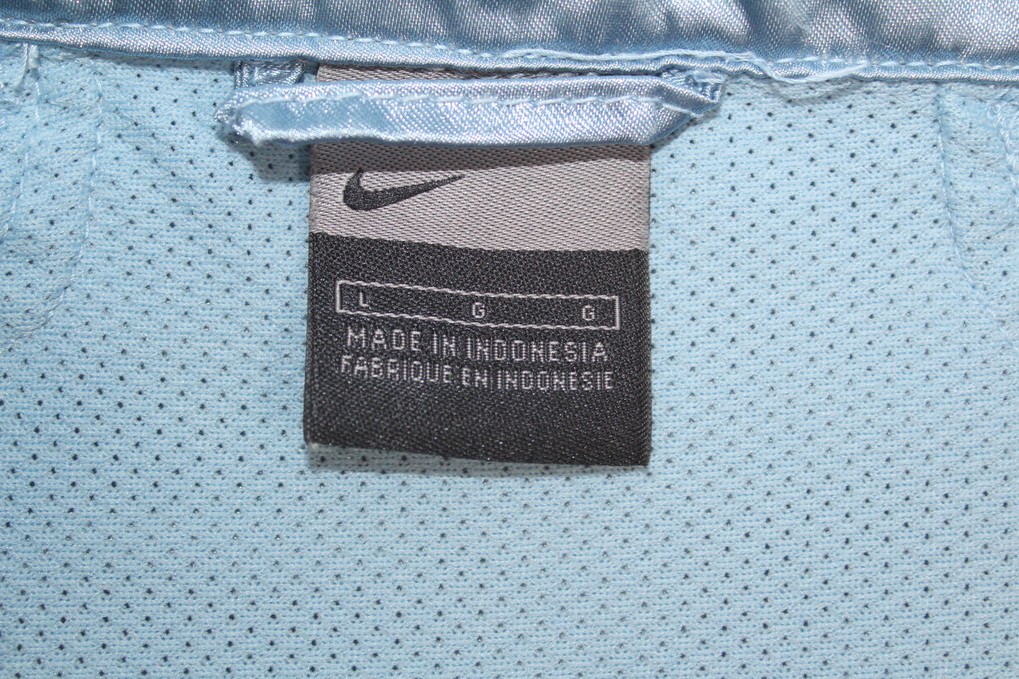 VINTAGE NIKE HERTHA BERLIN 2000-01 SATIN HOODIE WINDBREAKER JACKET LARGE