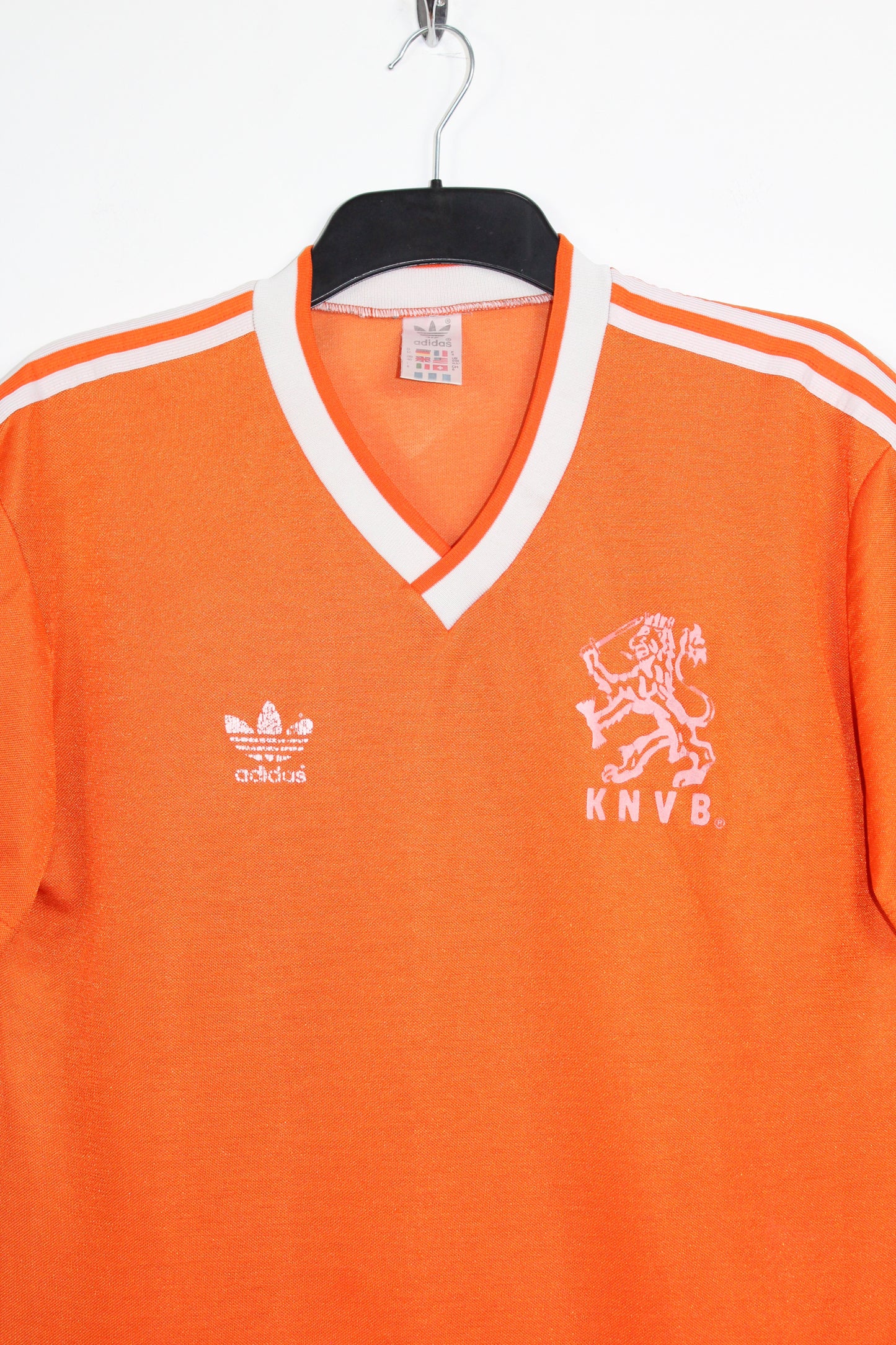 NETHERLANDS 1988 ADIDAS VINTAGE HOME FOOTBALL SHIRT LARGE