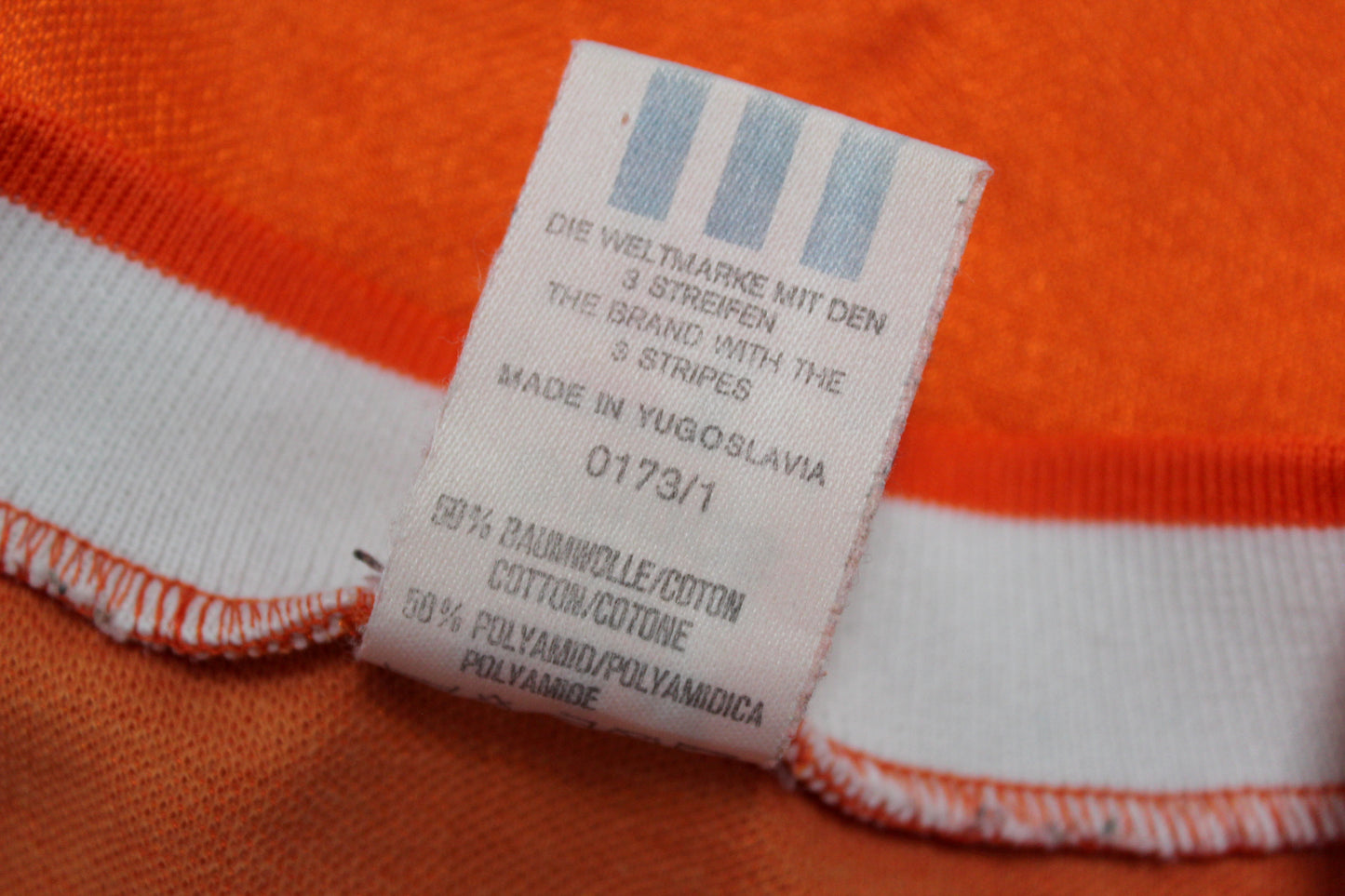 NETHERLANDS 1988 ADIDAS VINTAGE HOME FOOTBALL SHIRT LARGE