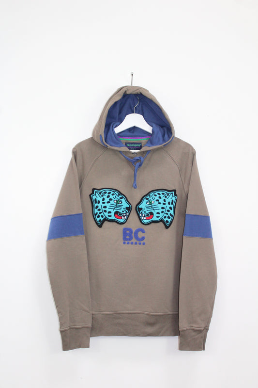 BEST COMPANY EMBROIDERED JAGUAR HOODIE SWEATSHIRT LARGE