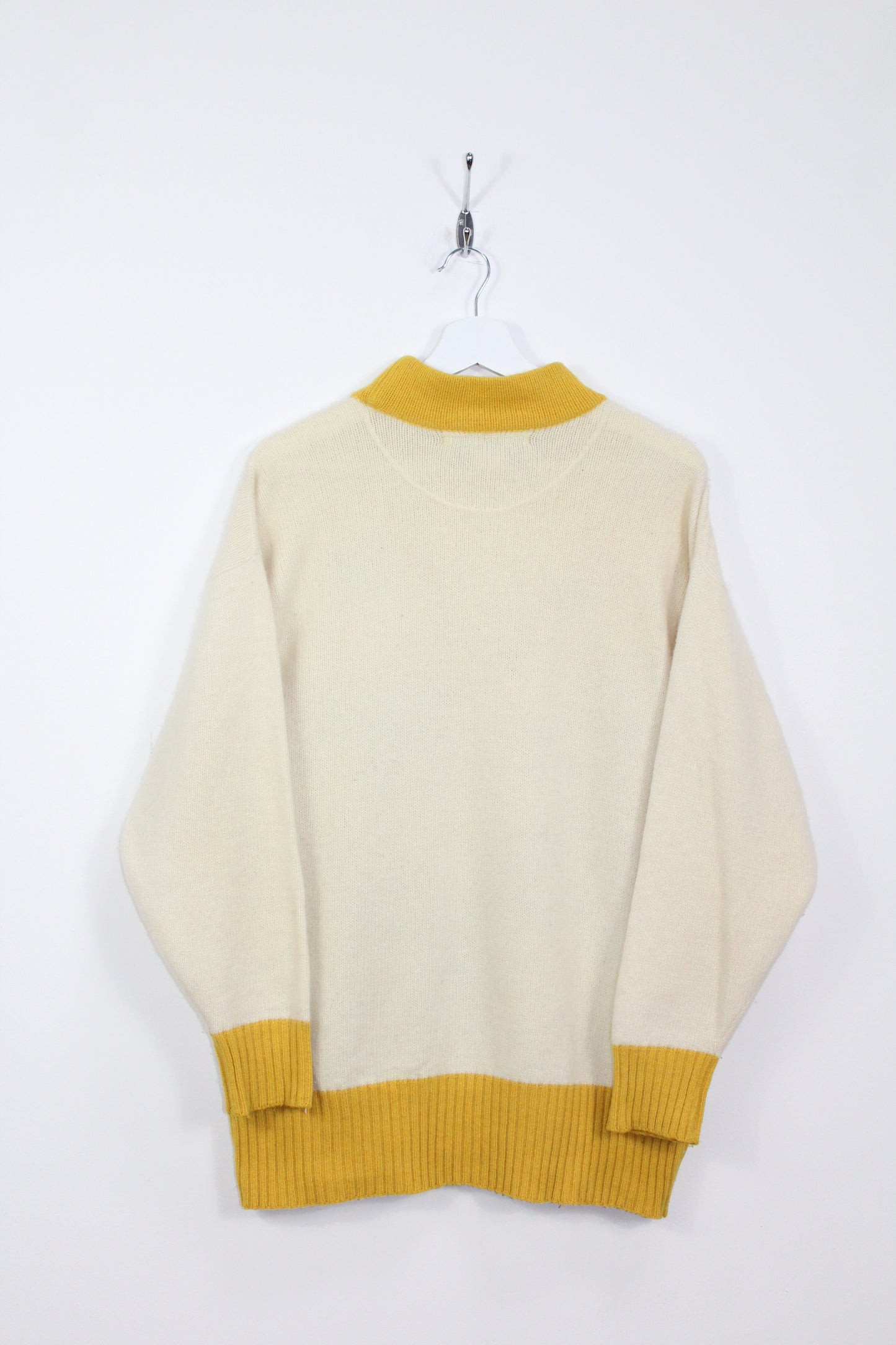 JC DE CASTELBAJAC 90'S VINTAGE MOCK NECK WOOL JUMPER LARGE (WOMEN'S)