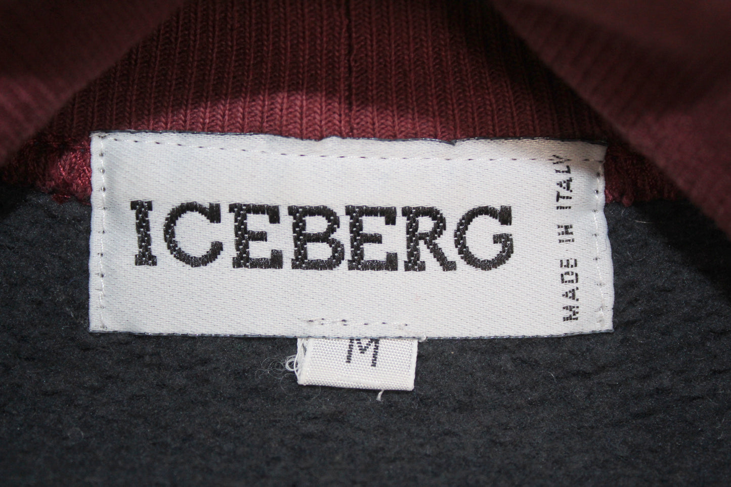 ICEBERG 90'S VINTAGE EMBROIDERED PARIS-DAKAR RALLY RACE SCENE WOOL JUMPER LARGE