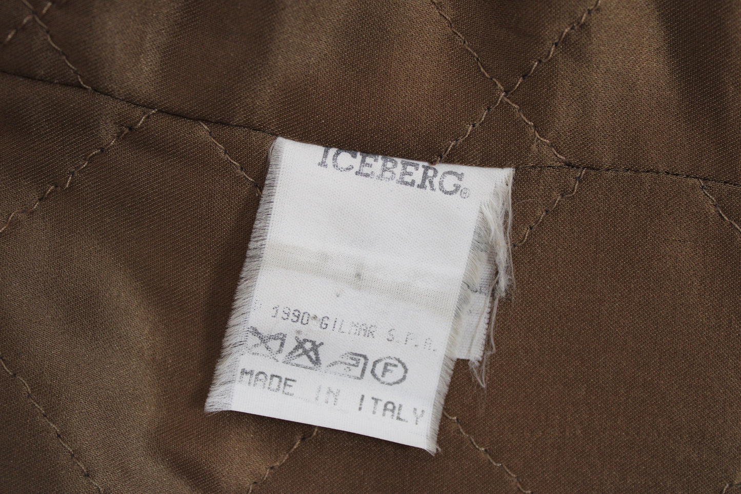 ICEBERG 90'S VINTAGE MONTGOMERY WOOL CASHMERE & LEATHER DUFFEL COAT JACKET LARGE
