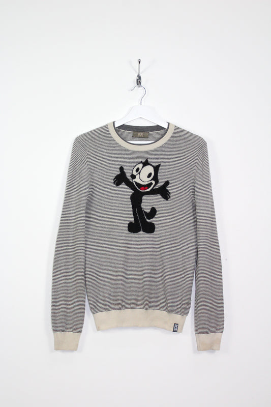 ICEBERG ICE VINTAGE FELIX THE CAT WOOL & CASHMERE SWEATSHIRT MEDIUM