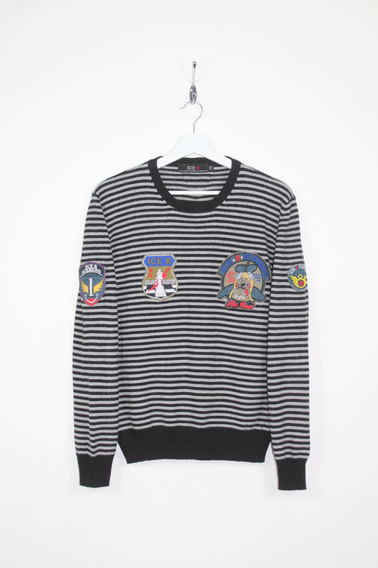 ICEBERG 90'S VINTAGE AIR FORCE WOOL SWEATSHIRT MEDIUM