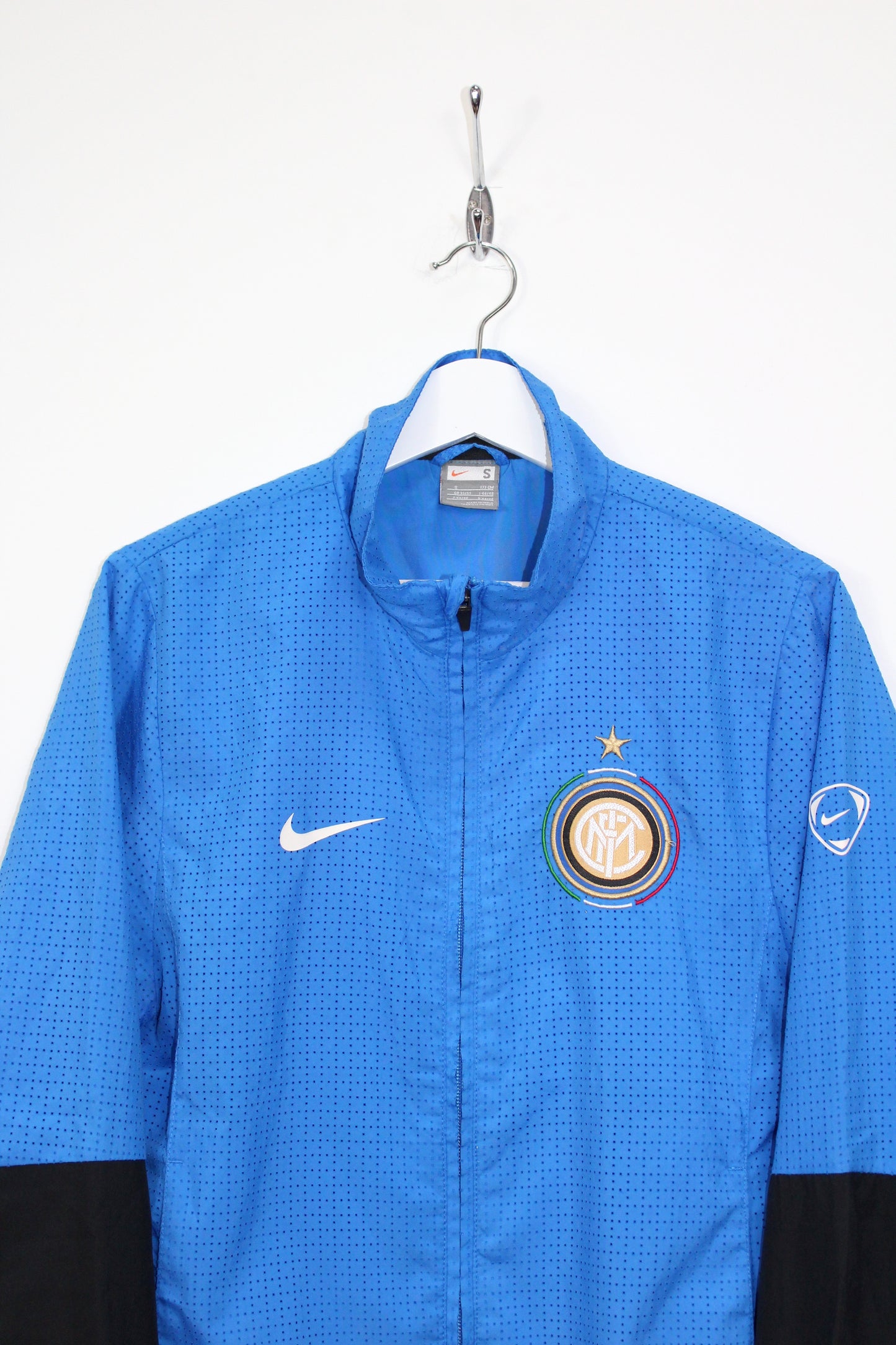 INTER MILAN NIKE 2009-10 WOVEN TRACKSUIT TOP JACKET SMALL