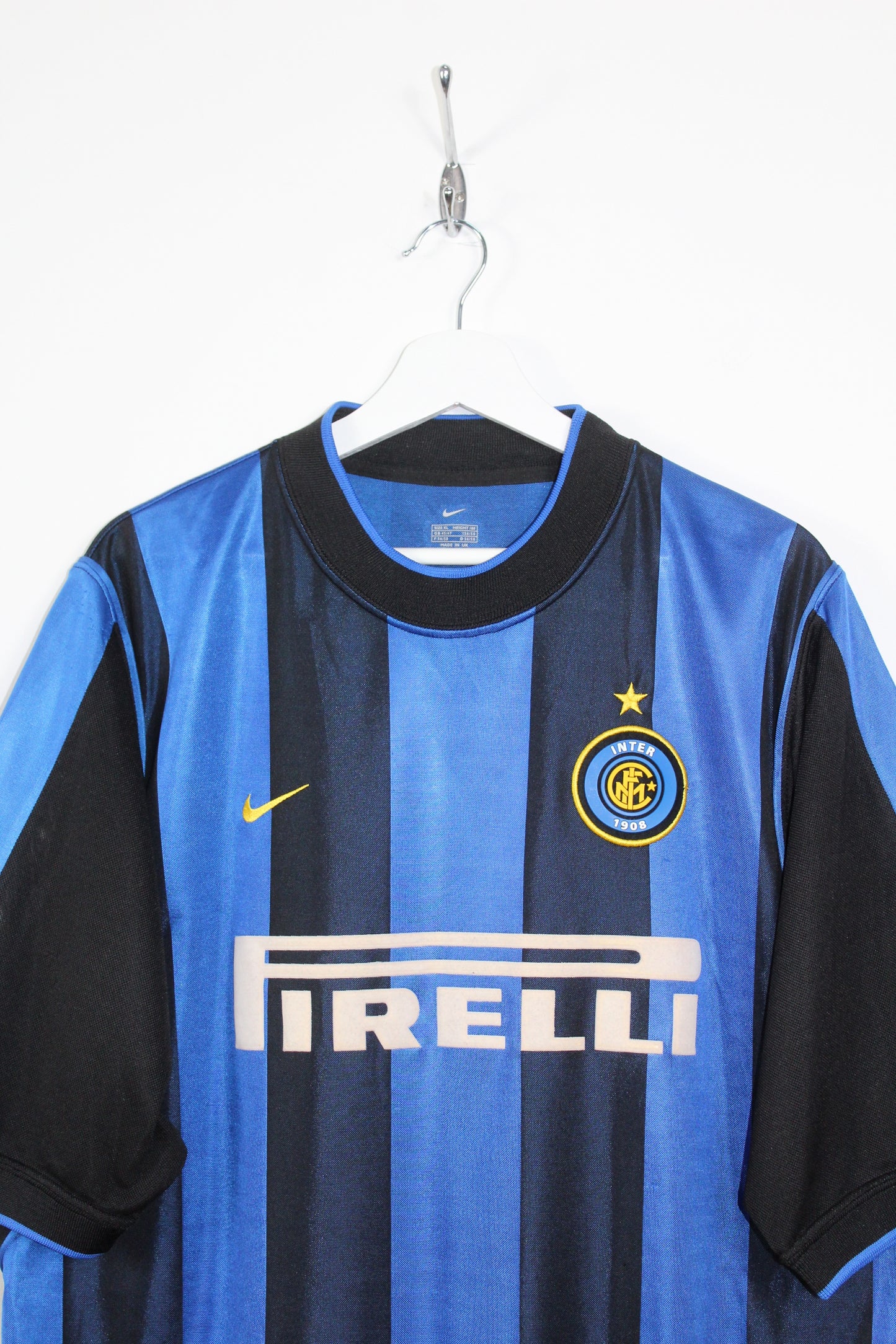 INTER MILAN 2000-01 NIKE VINTAGE HOME FOOTBALL SHIRT XL