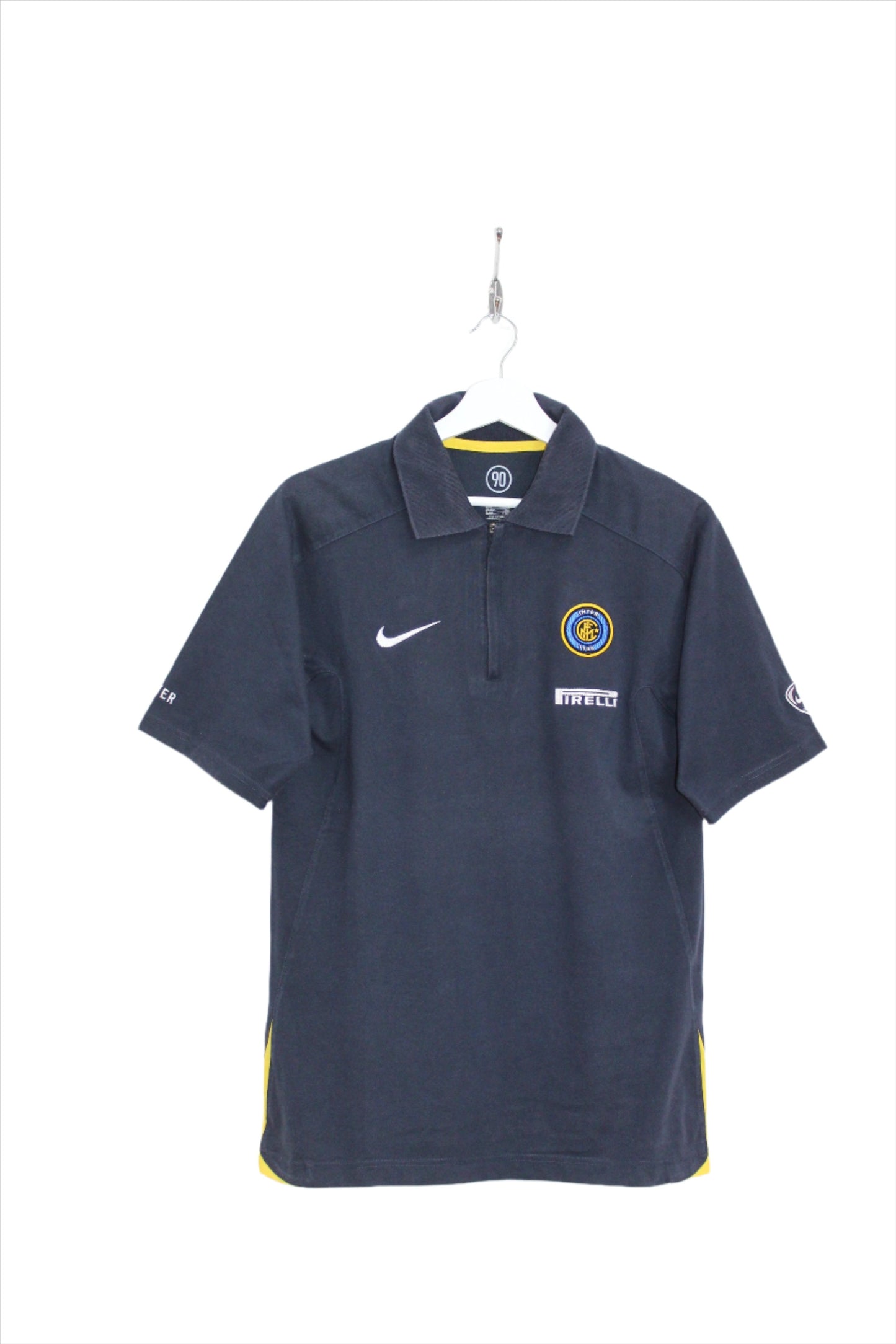 INTER MILAN 2000-02 NIKE VINTAGE  1/4 ZIP TRAINING SHIRT SMALL