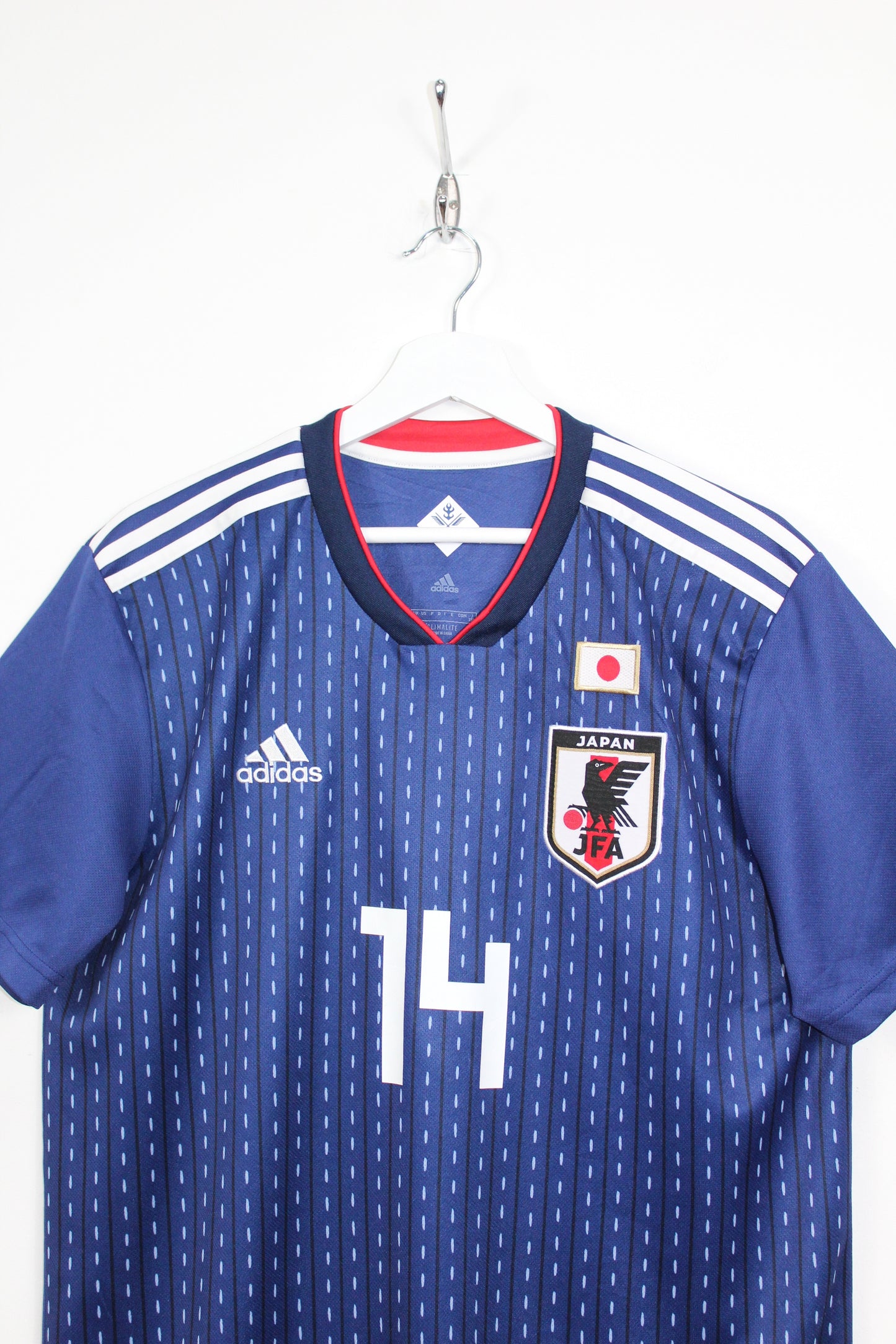 JAPAN WORLD CUP 2018 ADIDAS HOME FOOTBALL SHIRT INUI #14 LARGE