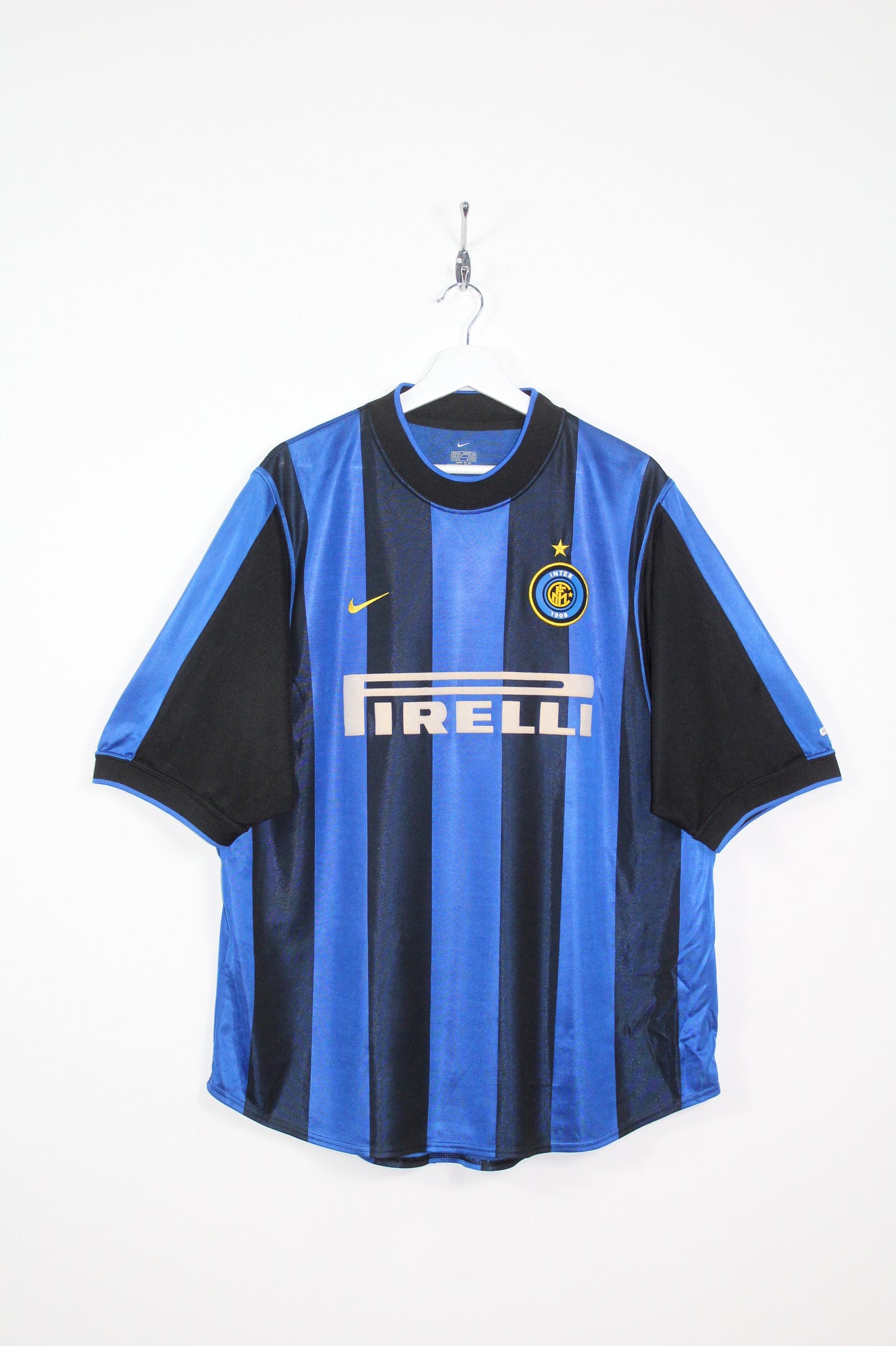 INTER MILAN 2000-01 NIKE VINTAGE HOME FOOTBALL SHIRT XL