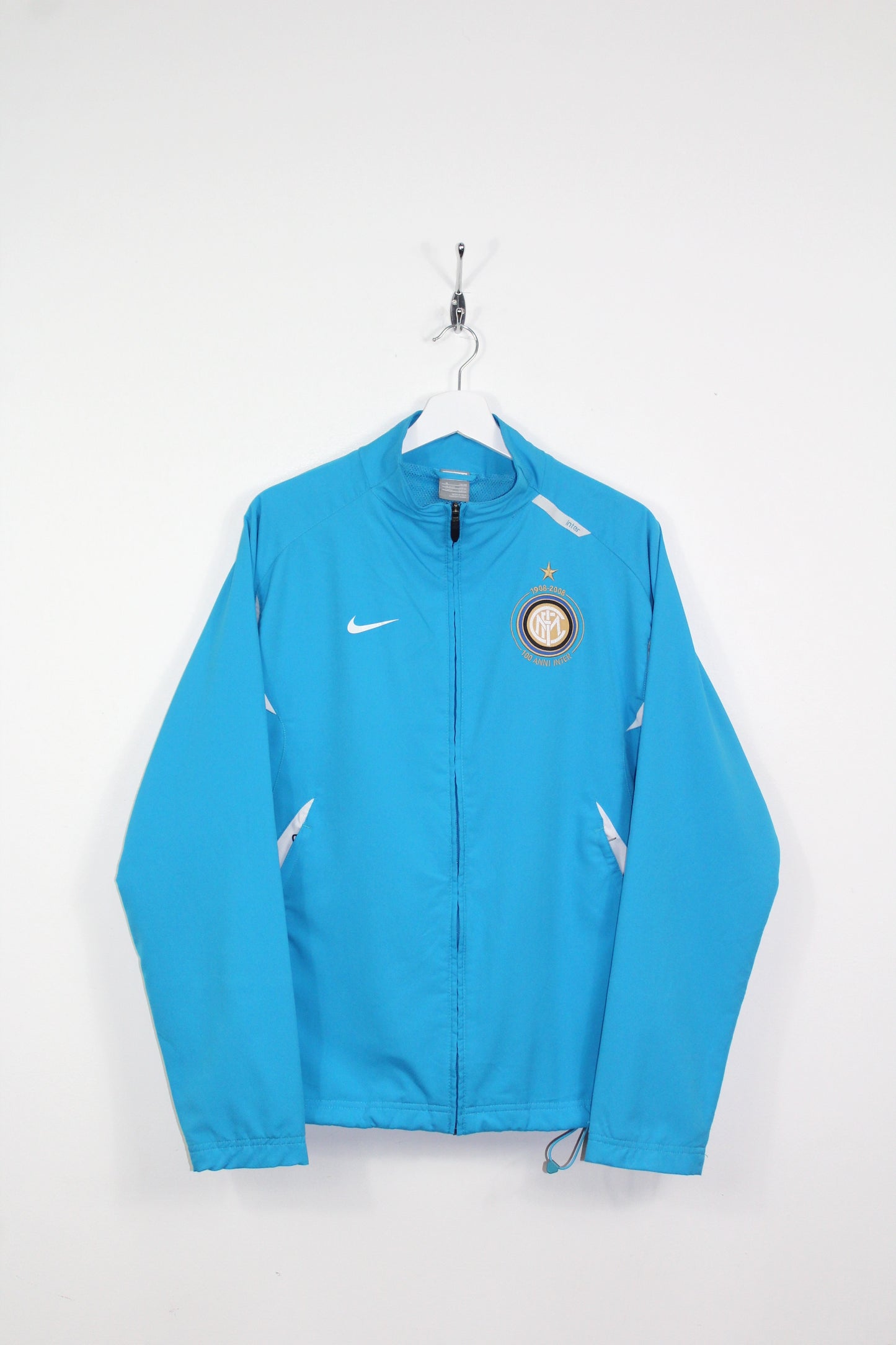 NIKE INTER MILAN 2007-2008 CENTENARY TRACKSUIT TOP JACKET MEDIUM