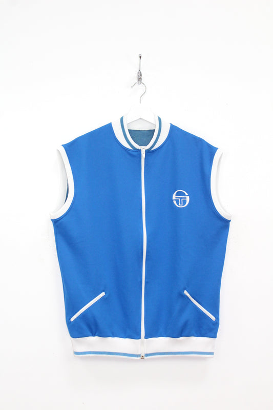 SERGIO TACCHINI OG 1980'S VINTAGE MCENROE INTERNATIONAL TEAM SLEEVELESS TRACK TOP JACKET LARGE