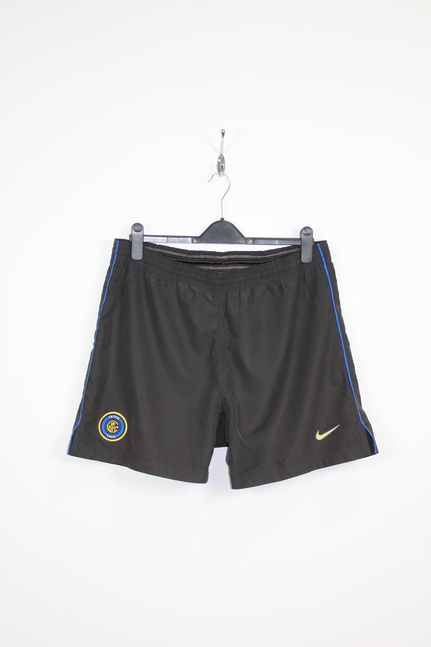 INTER MILAN 1999-00 VINTAGE NIKE HOME FOOTBALL SHORTS LARGE