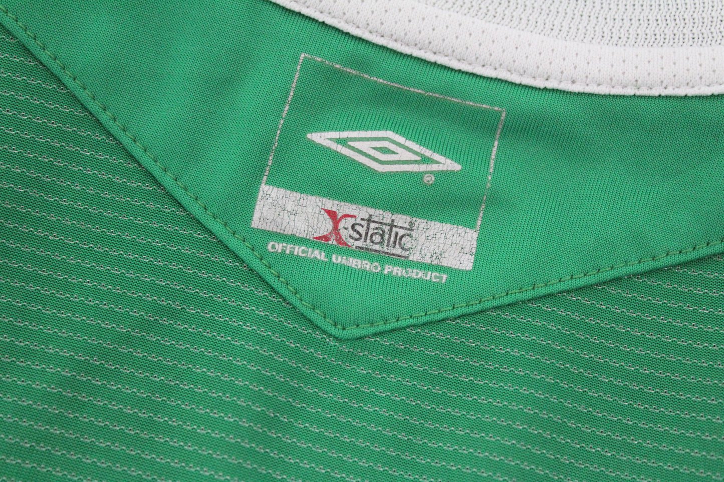 IRELAND 2004-06 UMBRO VINTAGE HOME FOOTBALL SHIRT #10 MEDIUM