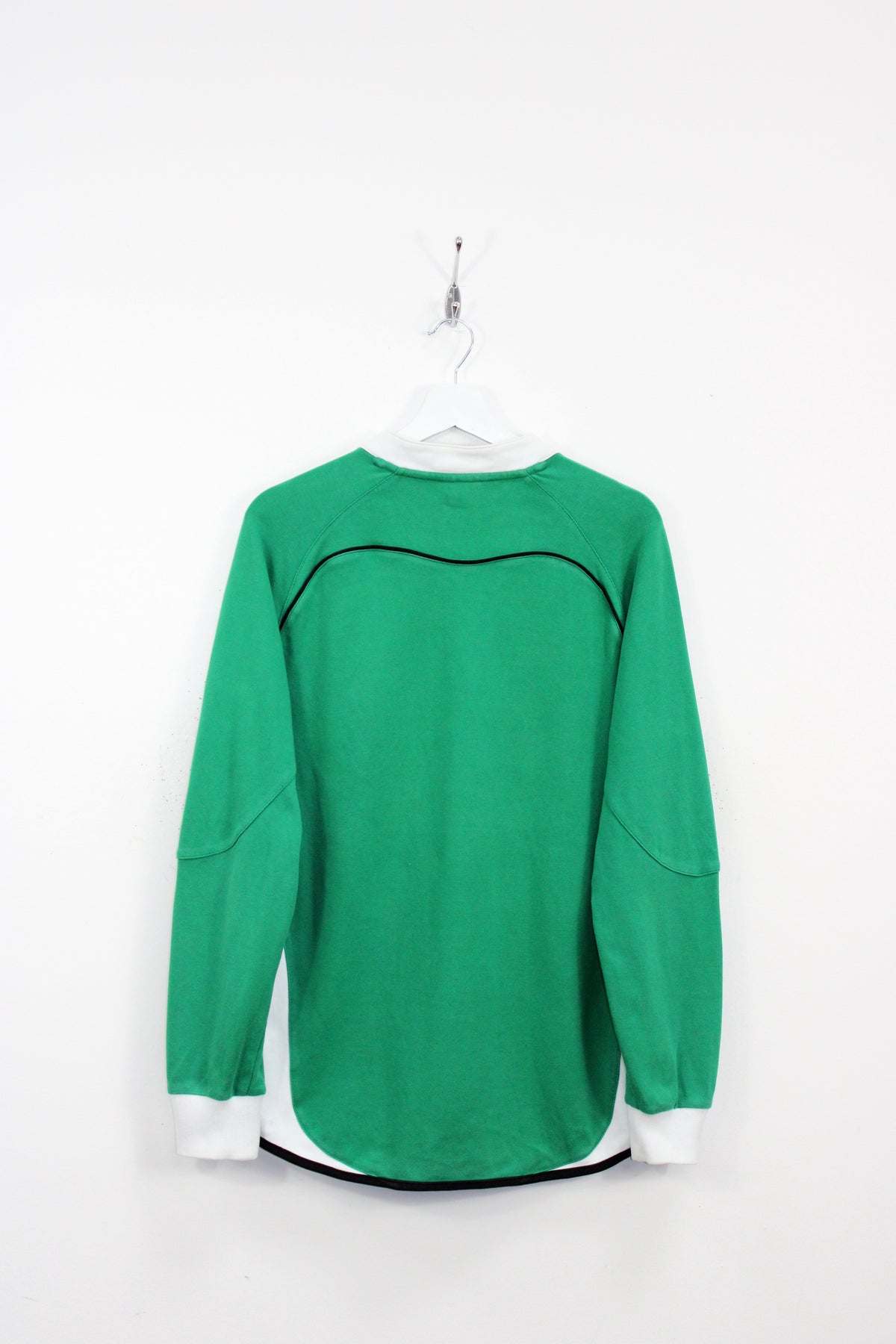 IRELAND 2009 RUGBY UNION LONG SLEEVE HOME SHIRT MEDIUM