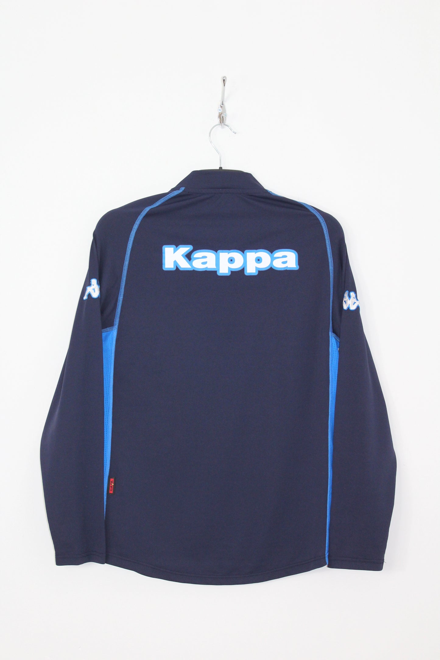 ITALY WORLD CUP 2002 KAPPA TRAINING LONG SLEEVE FOOTBALL SHIRT MEDIUM