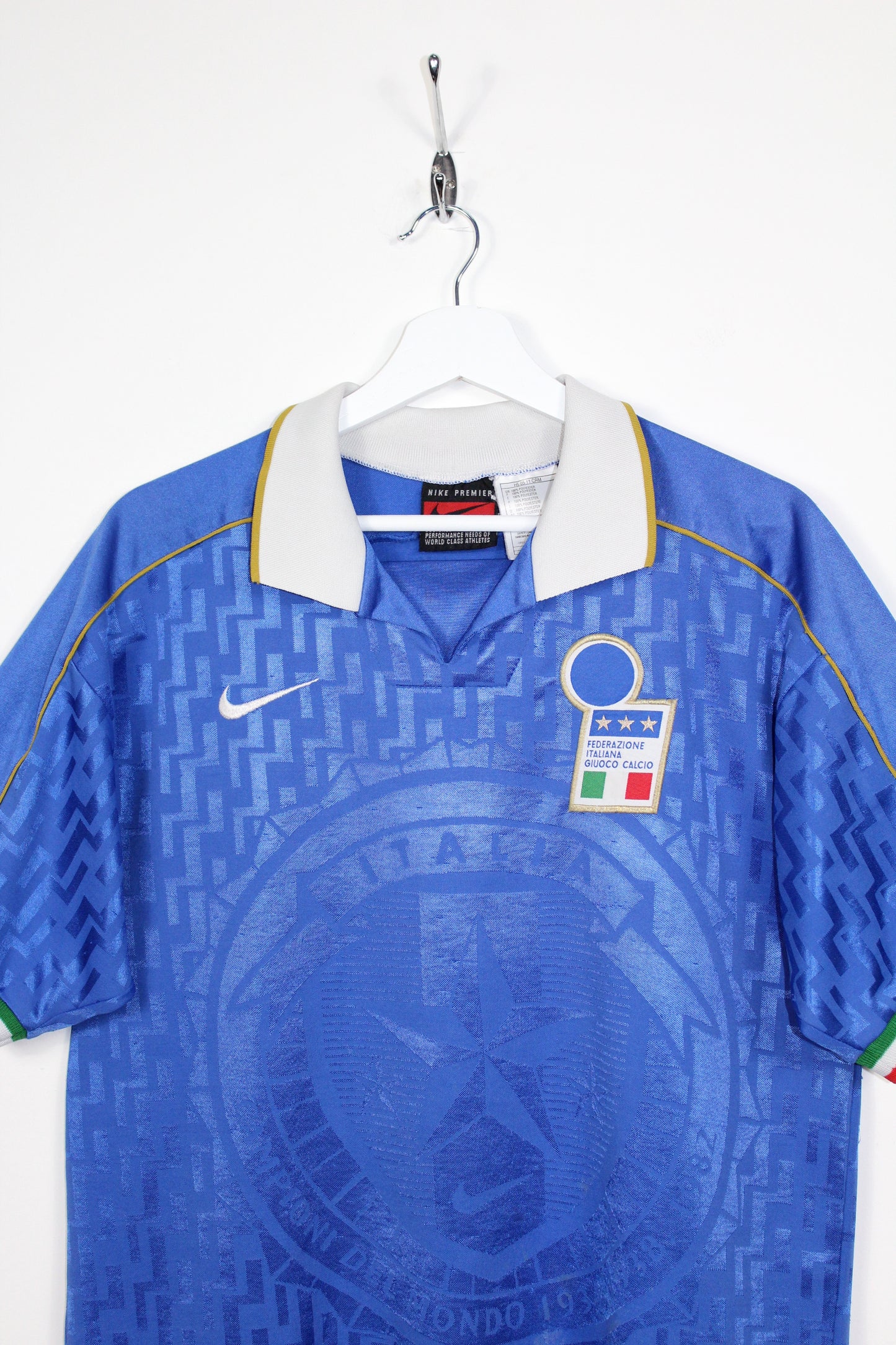 ITALY 1995-96 VINTAGE NIKE HOME FOOTBALL SHIRT MEDIUM