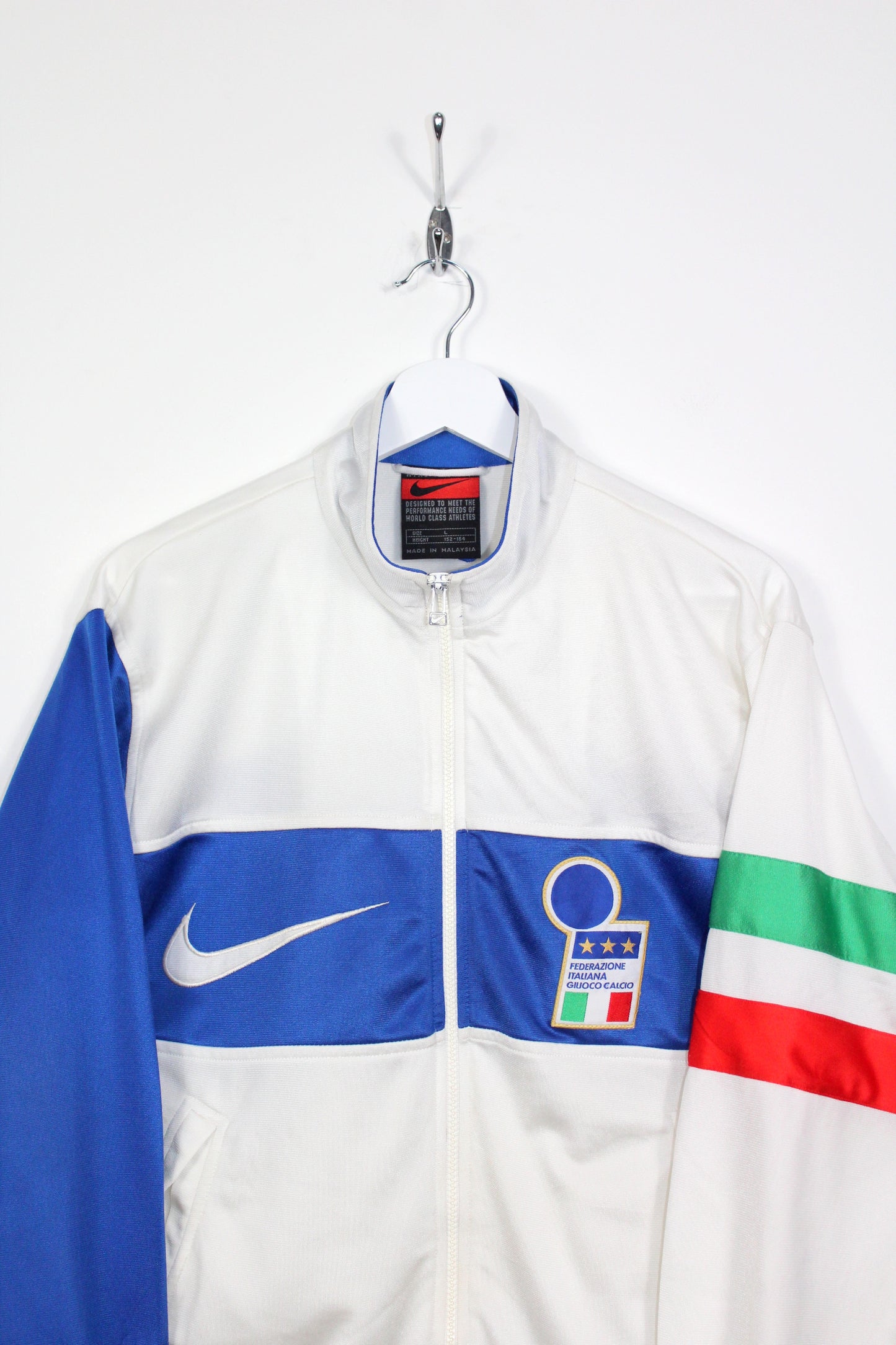 ITALY 1996 NIKE VINTAGE TRACKSUIT TOP JACKET LARGE