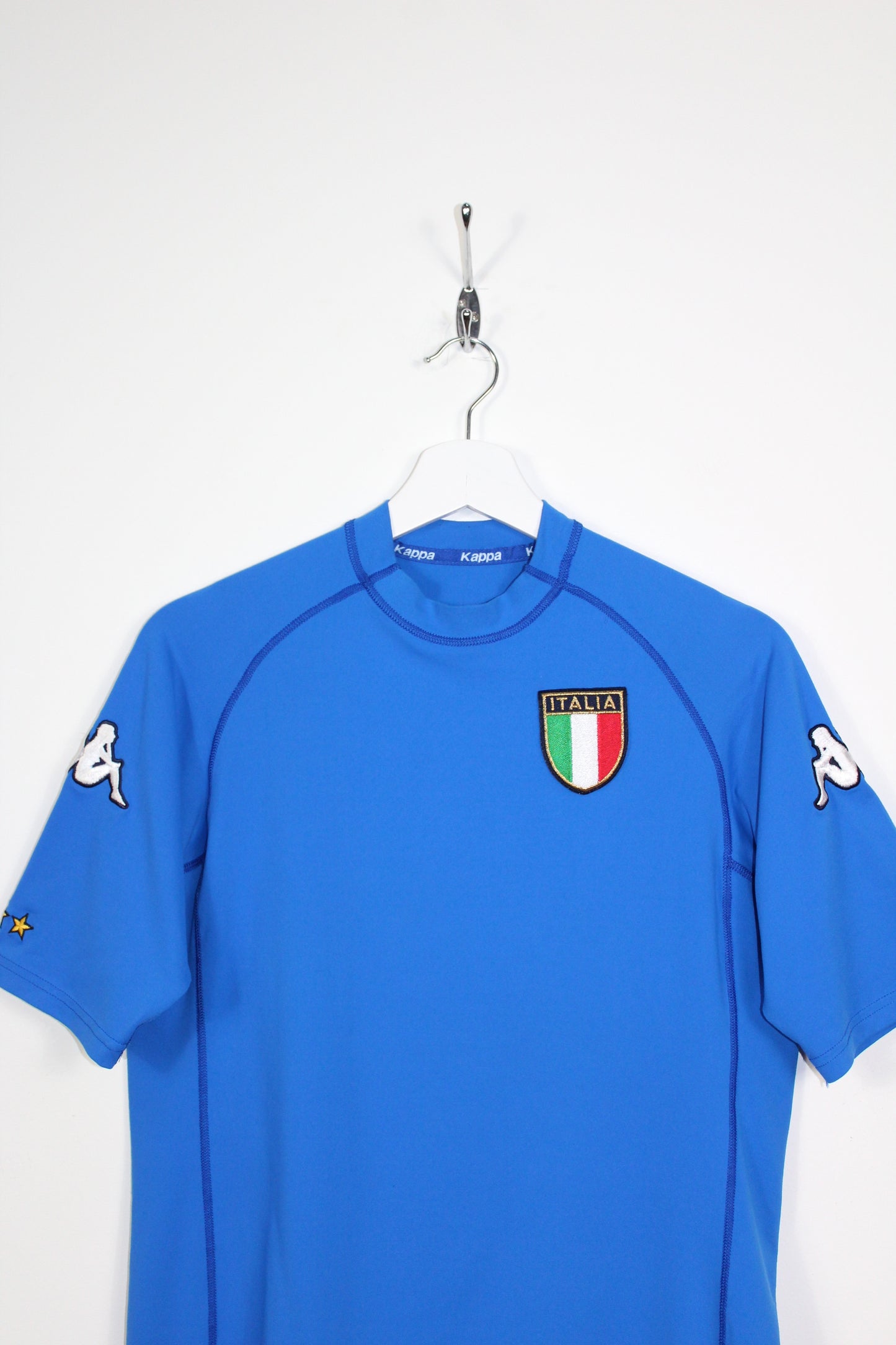 ITALY EURO 2000 KAPPA HOME FOOTBALL SHIRT MEDIUM