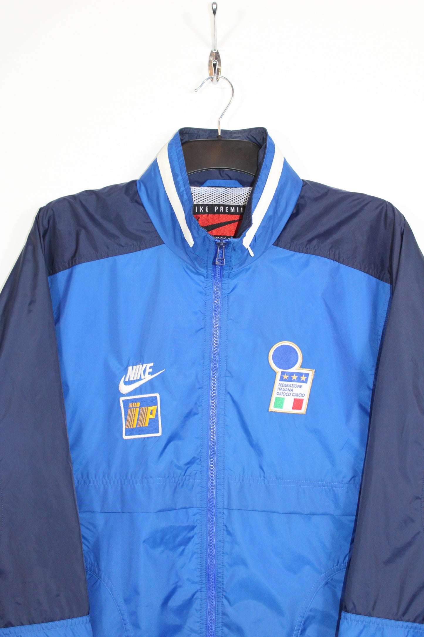 ITALY 1997 VINTAGE NIKE PLAYER ISSUE RAIN JACKET LARGE