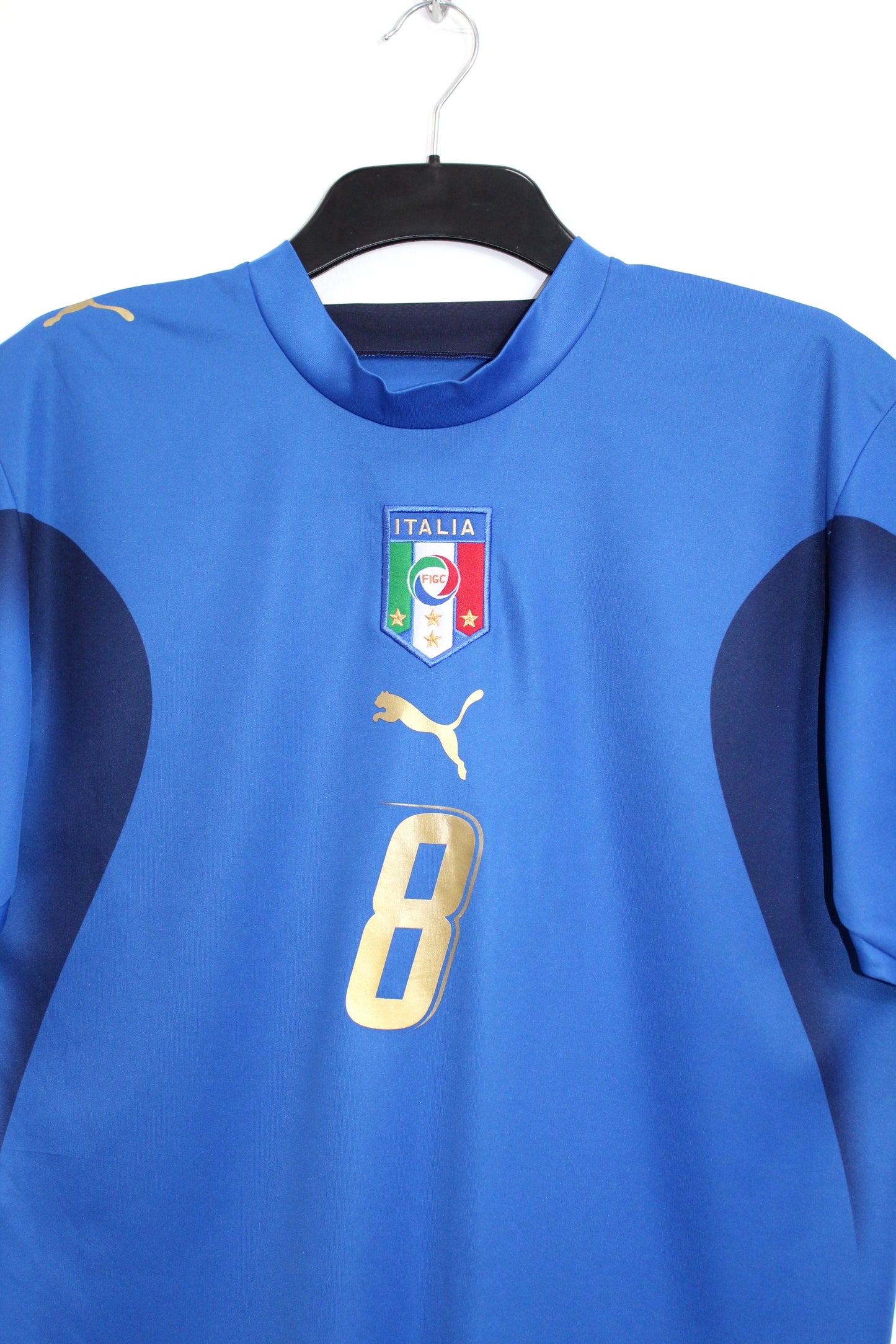 ITALY 2006 PUMA HOME FOOTBALL SHIRT GATTUSO #8 MEDIUM