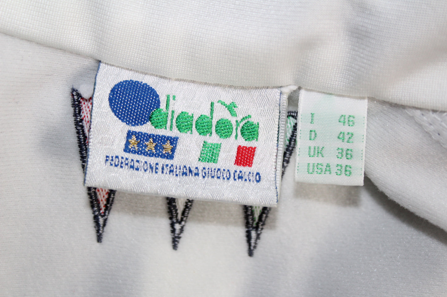 ITALY WORLD CUP 1994 VINTAGE DIADORA PLAYER ISSUE TRACKSUIT TOP JACKET SMALL