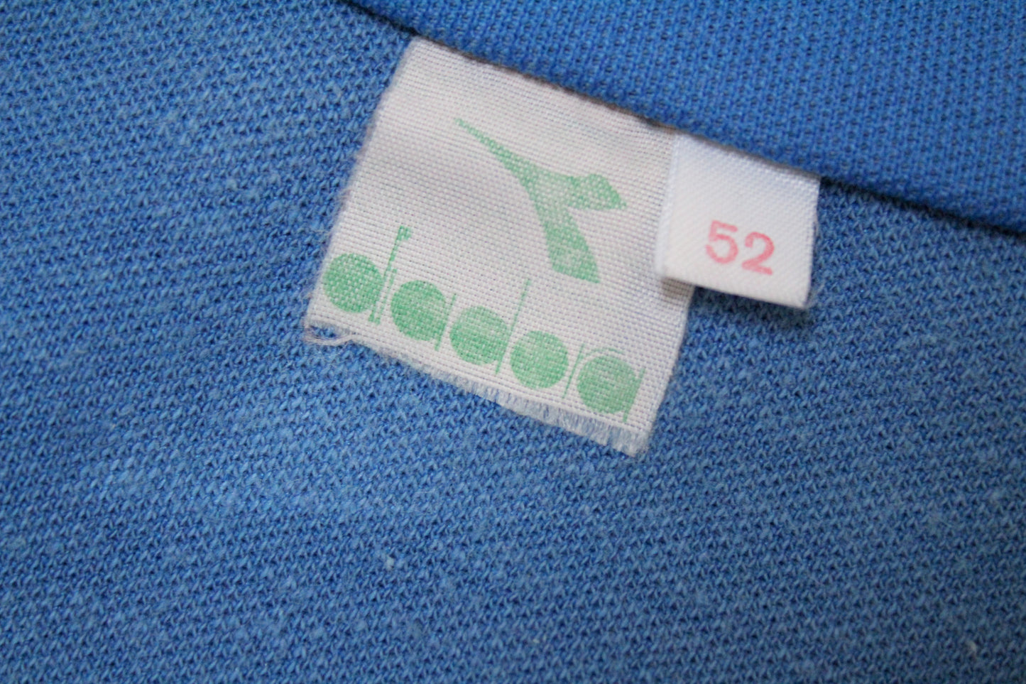 ITALY WORLD CUP 1990 VINTAGE DIADORA TRAINING TRACKSUIT TOP JACKET LARGE