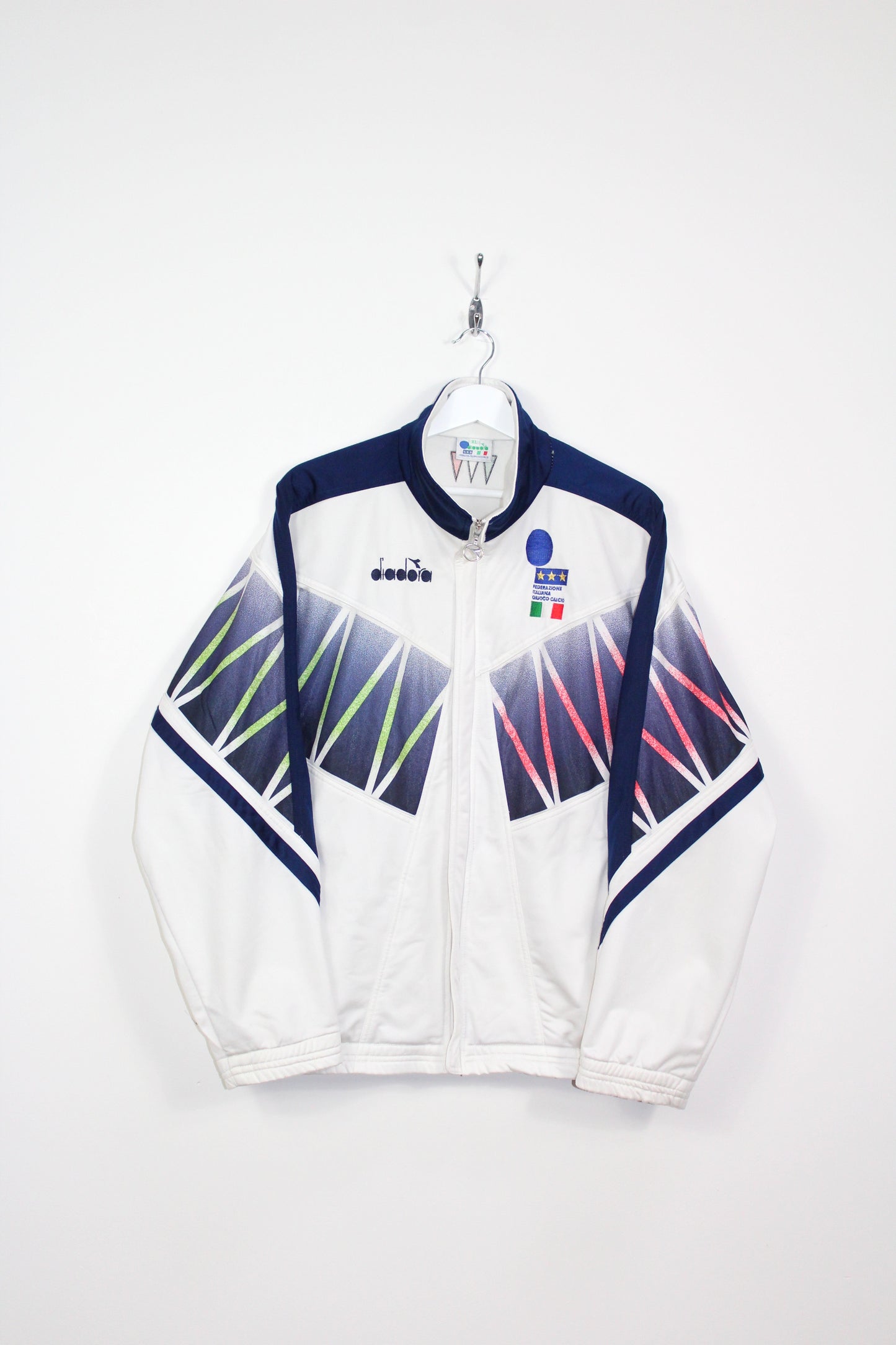 ITALY WORLD CUP 1994 VINTAGE DIADORA TRACKSUIT TOP JACKET XL