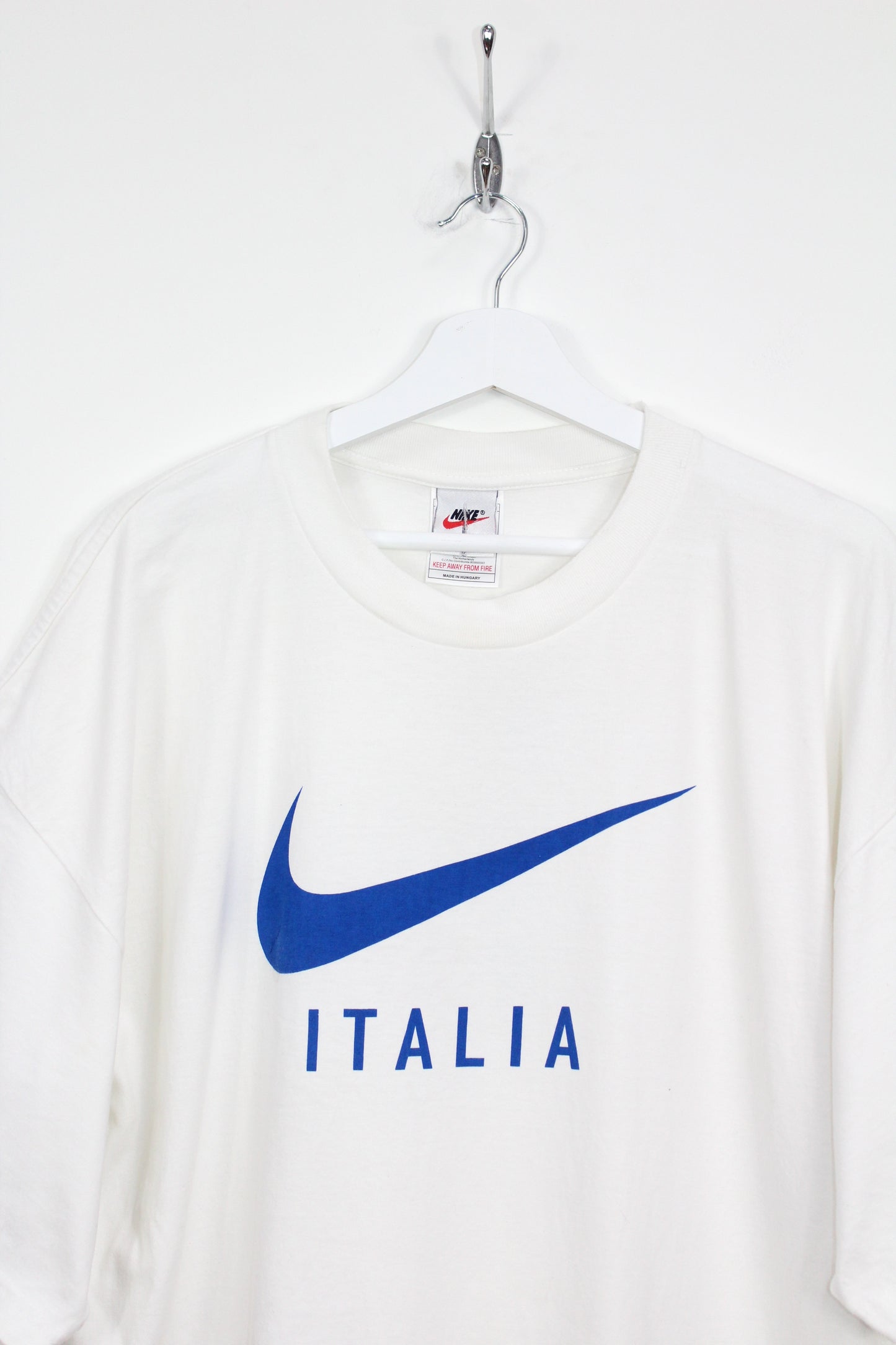 ITALY WORLD CUP 1998 VINTAGE NIKE FOOTBALL T-SHIRT XXL