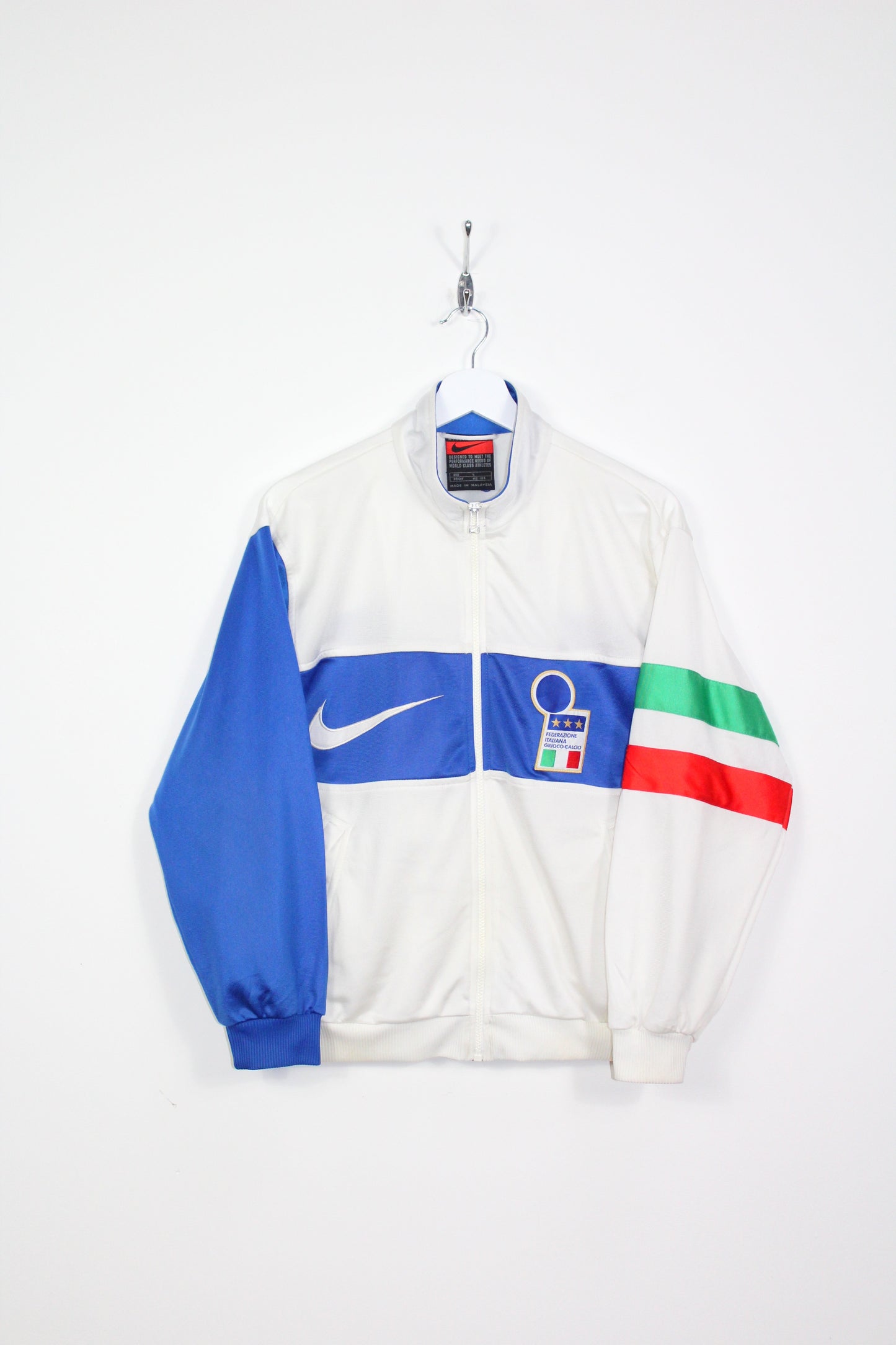 ITALY 1996 NIKE VINTAGE TRACKSUIT TOP JACKET LARGE