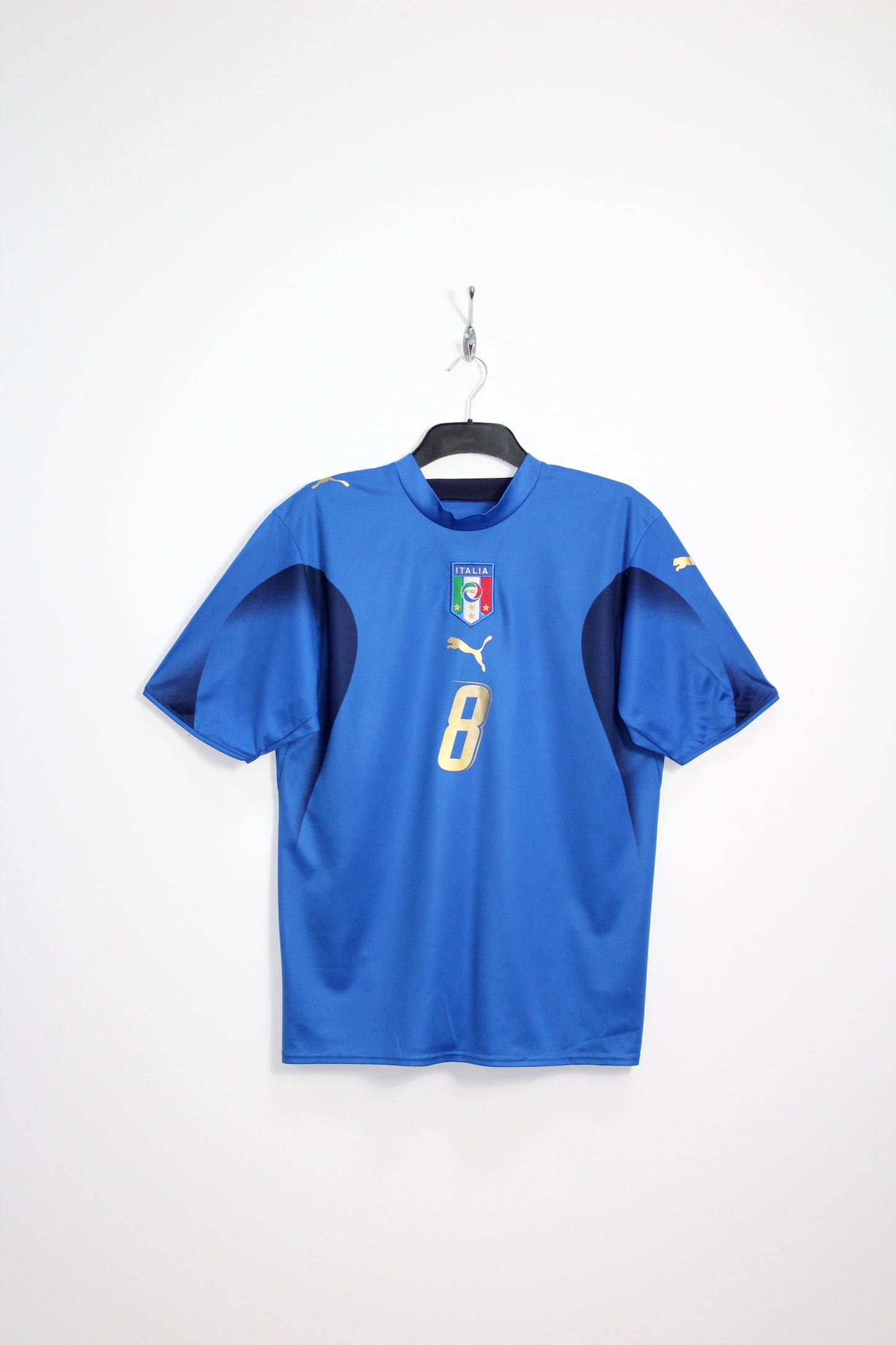 ITALY 2006 PUMA HOME FOOTBALL SHIRT GATTUSO #8 MEDIUM