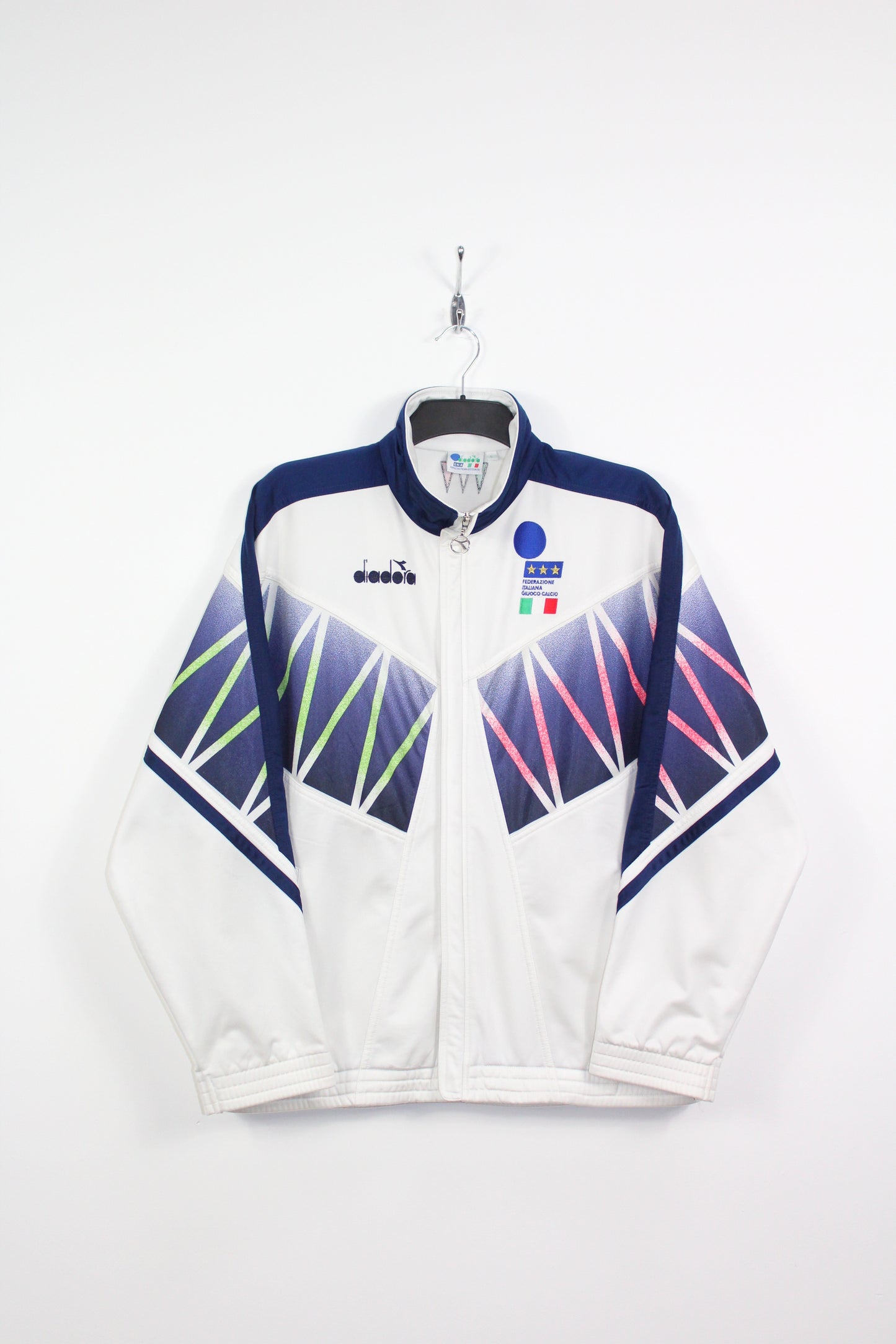 ITALY WORLD CUP 1994 VINTAGE DIADORA TRACKSUIT TOP JACKET LARGE