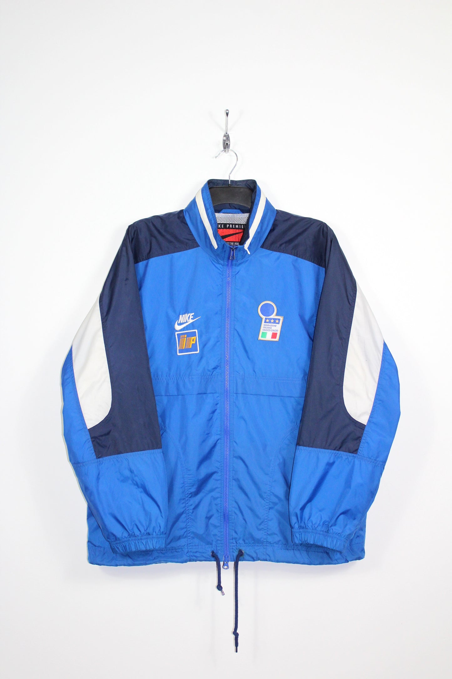 ITALY 1997 VINTAGE NIKE PLAYER ISSUE RAIN JACKET LARGE