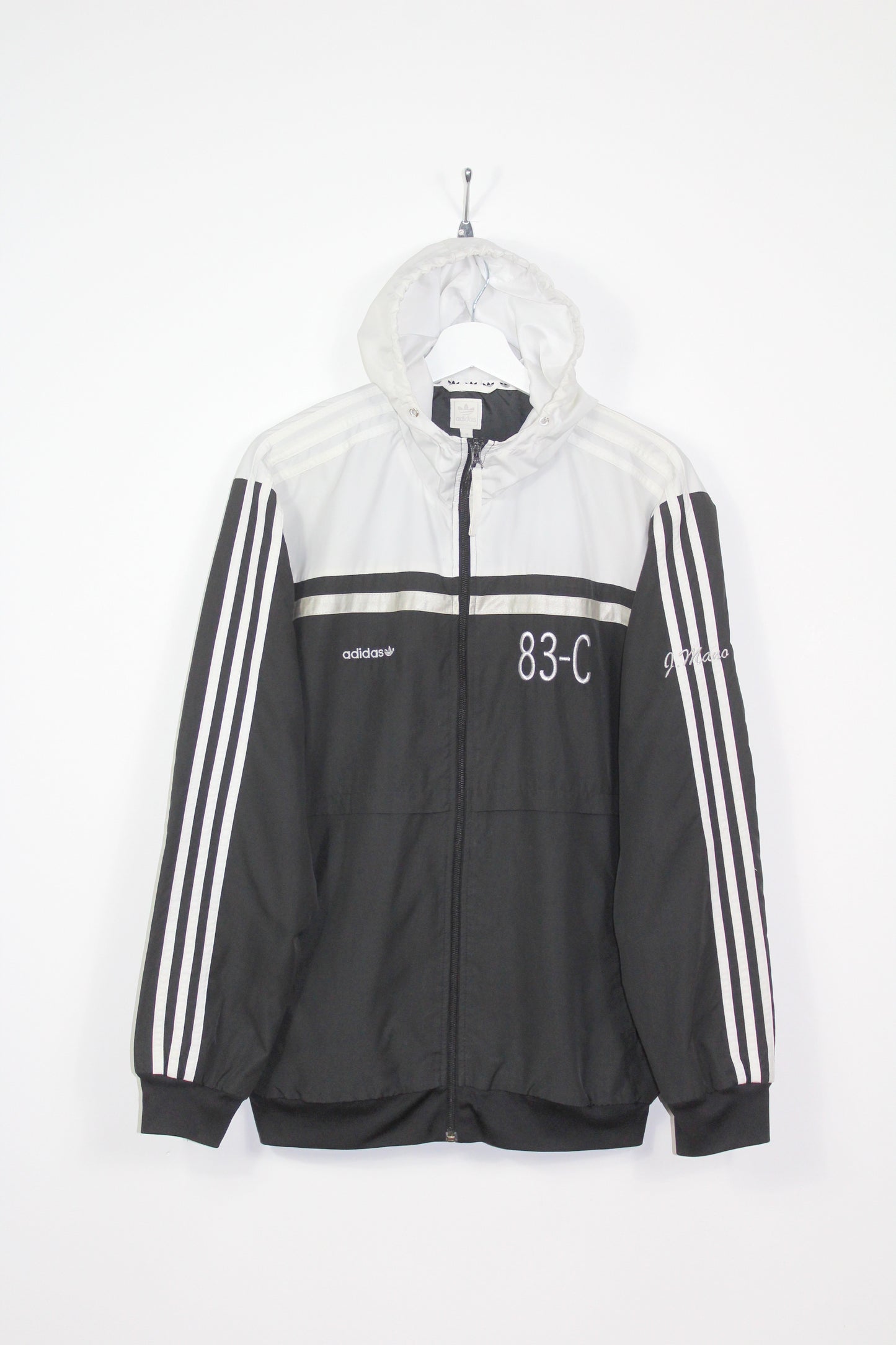 ADIDAS ORIGINALS 83-C J.MANO HOODIE TRACKSUIT TOP JACKET MEDIUM