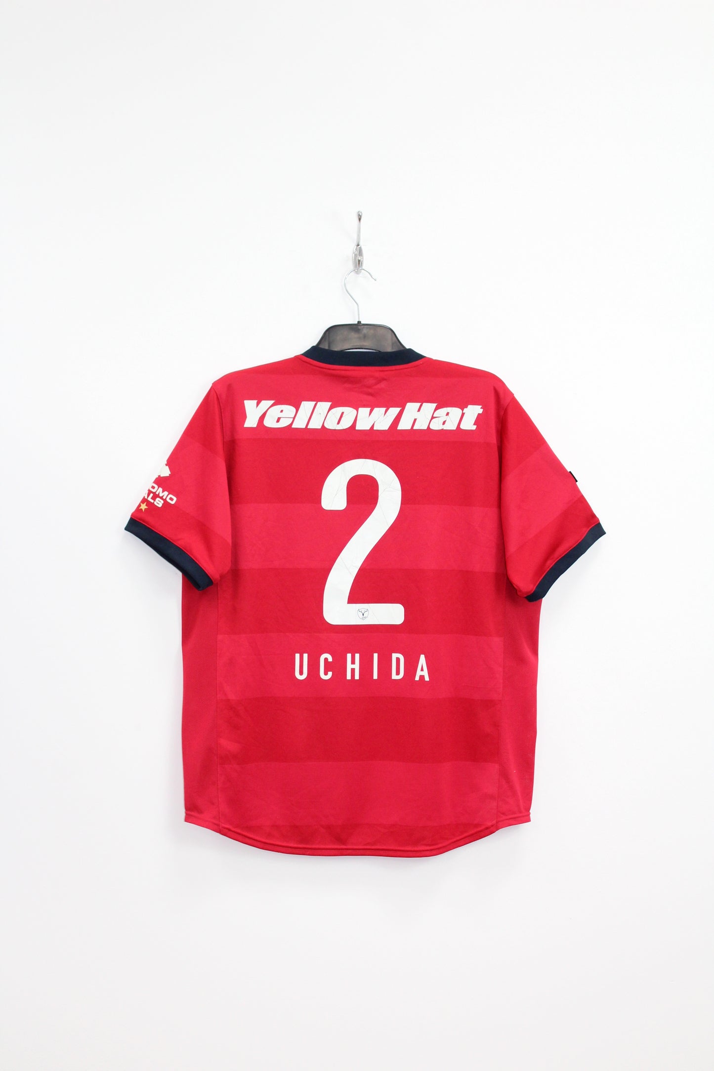 KASHIMA ANTLERS 2010 J.LEAGUE NIKE HOME FOOTBALL SHIRT UCHIDA #2 LARGE