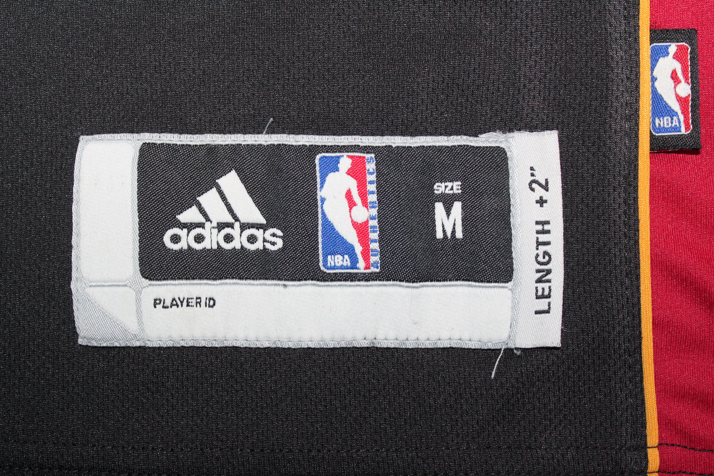 ADIDAS MIAMI HEAT 2012-14 #6 JAMES NBA SWINGMAN JERSEY MEDIUM